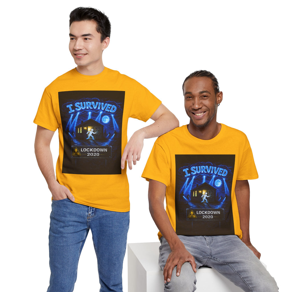 I Survived 2020 — LOCKDOWN S3:E4: "Working From Home" Unisex Heavy Cotton Tee