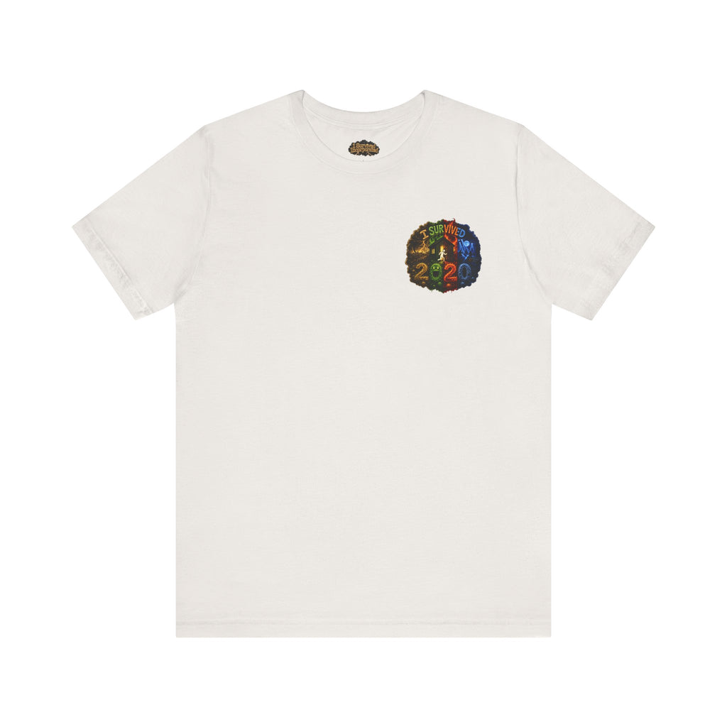 I Survived 2020 — "No Signal" Test Pattern Tee Alien Broadcast Finale Summer Premiere Unisex Jersey Short Sleeve Tee
