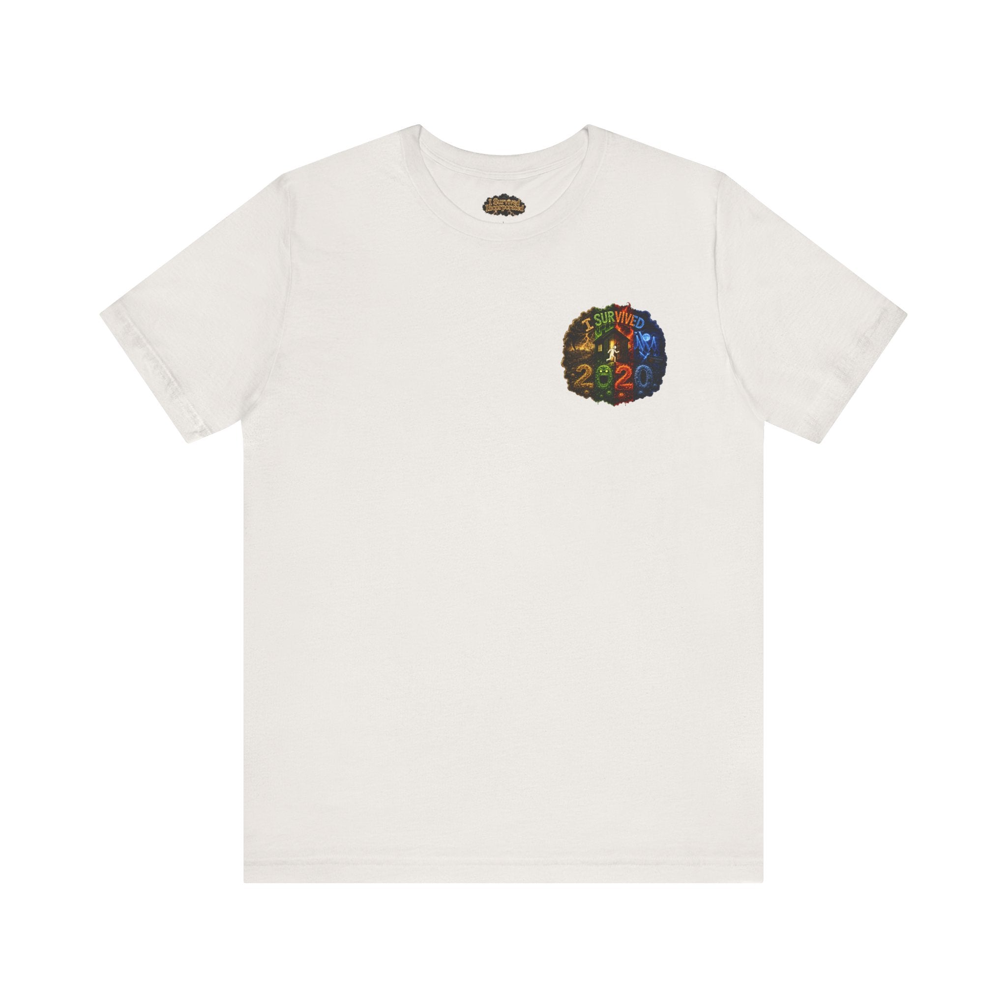 I Survived 2020 — "No Signal" Test Pattern Tee Alien Broadcast Finale Summer Premiere Unisex Jersey Short Sleeve Tee