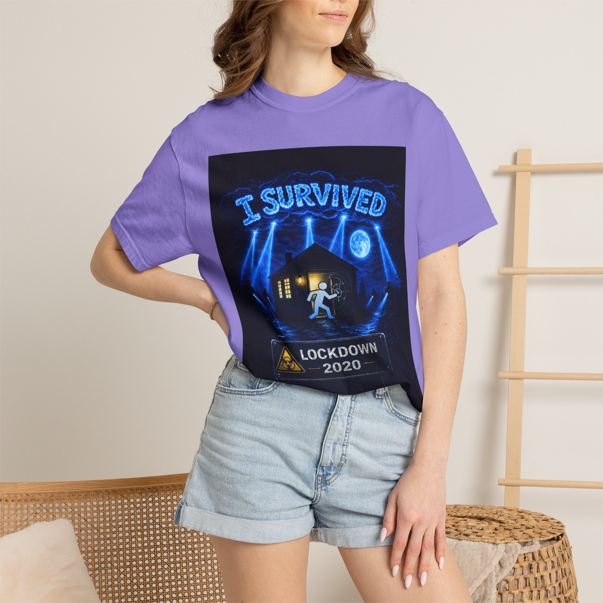 I Survived 2020 — S3:E3 "Remote Schooling" | Lockdown Edition Documentary Unisex Garment-Dyed T-shirt