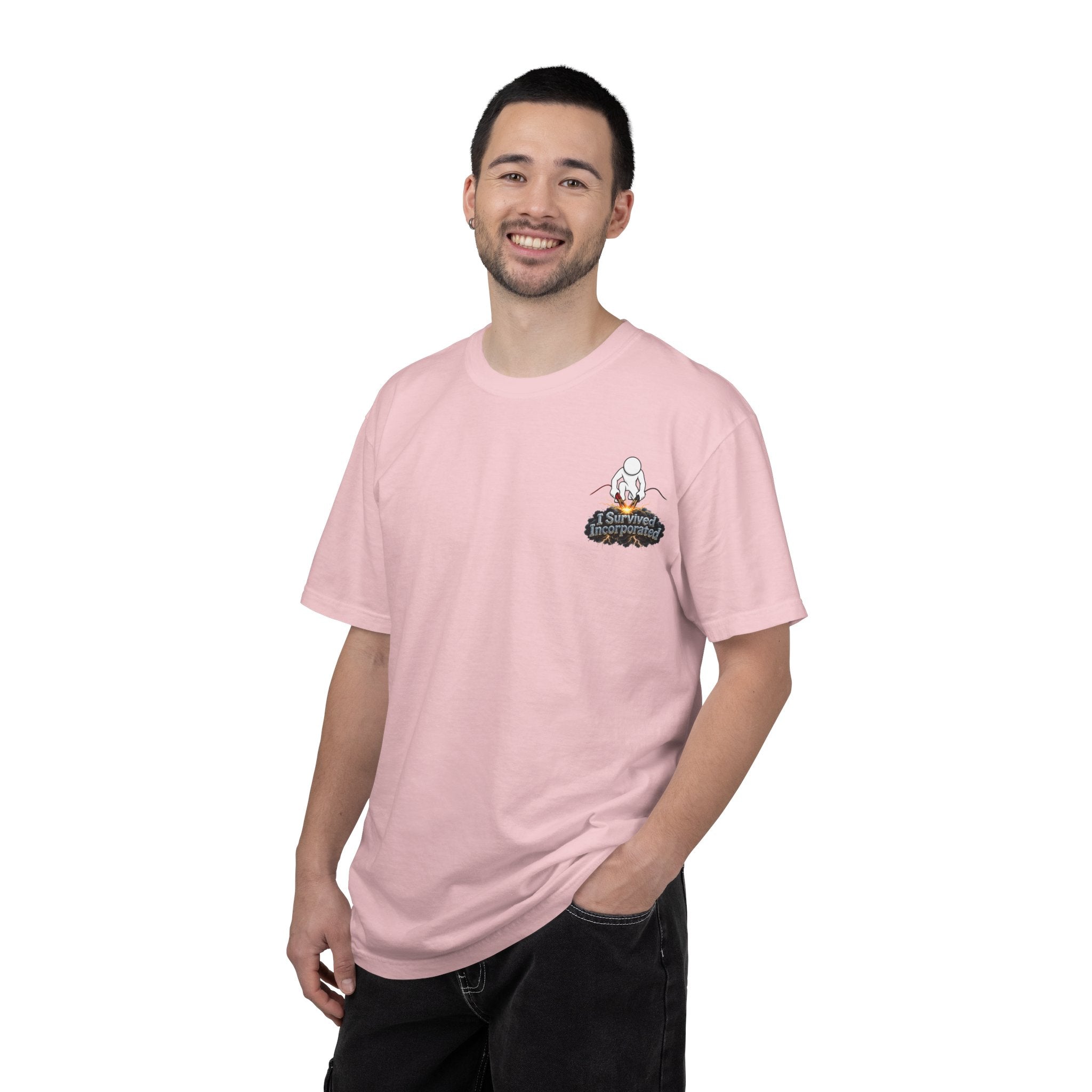 I Survived 2020 — "Please Stand By" Test Pattern Tee Summer Premier Unisex Garment-Dyed T-shirt