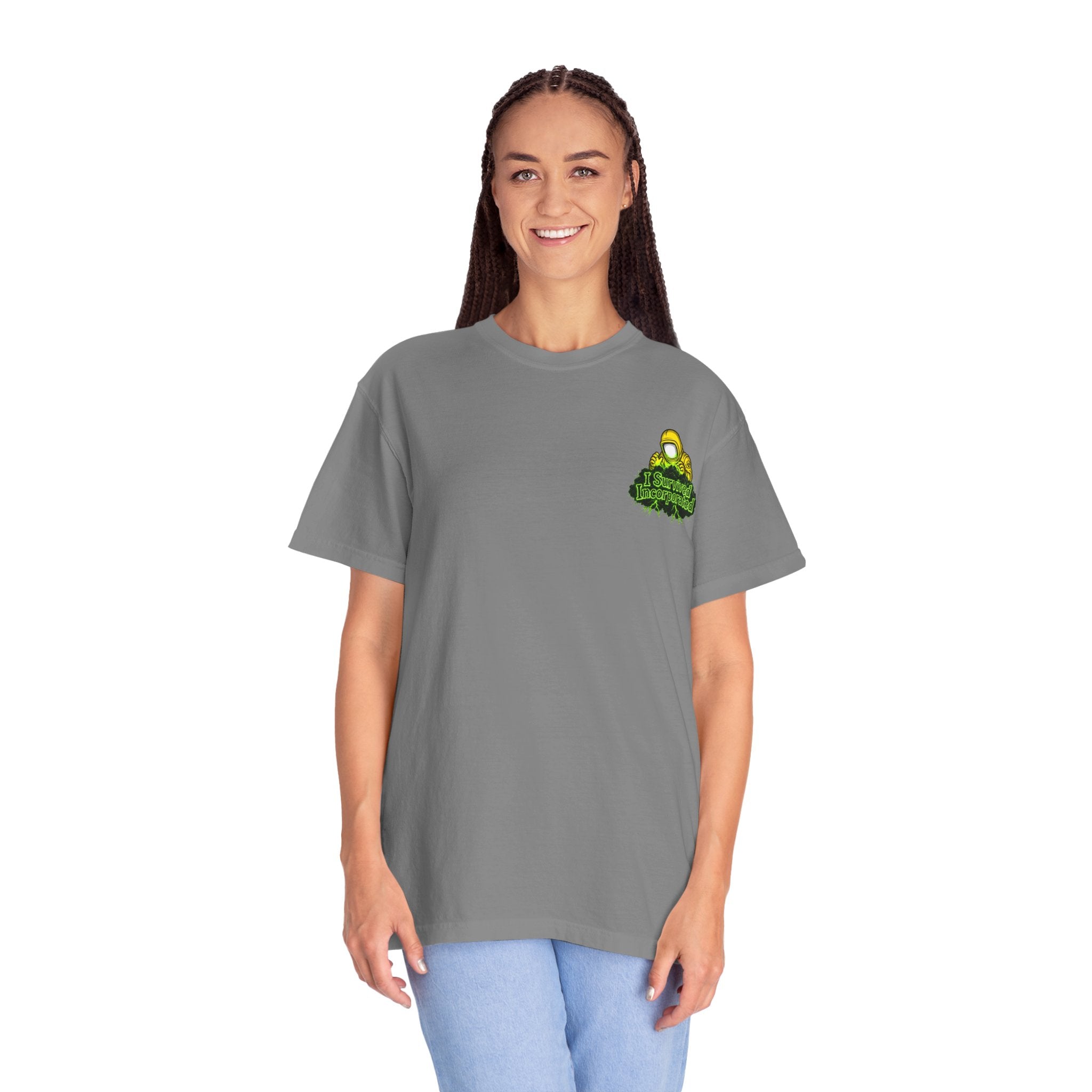 I Survived 2020 — "Please Stand By" Test Pattern Toxic Signal Tee Summer Premiere Unisex Garment-Dyed T-shirt