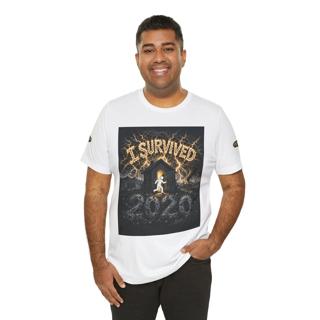I Survived 2020 — Original Design Teaser Tee | Season 1 Premiere Drop Unisex Jersey Short Sleeve Tee