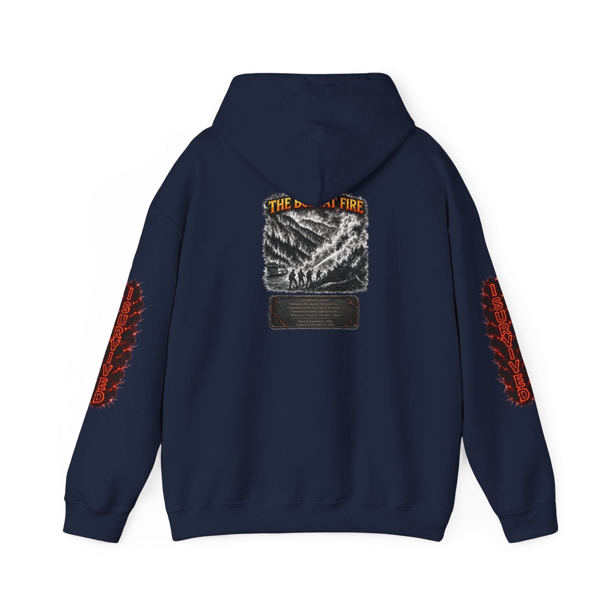 I Survived 2020 — Director's Cut S2:E2 "The Bobcat Fire" | Wildfire Edition Memorial Hoodie Sweatshirt