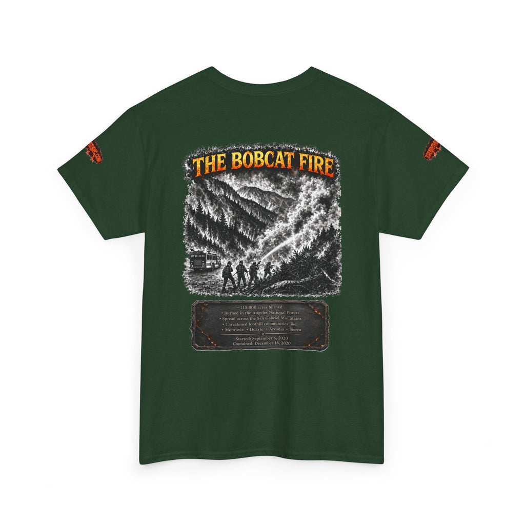 I Survived 2020 — Director's Cut S2:E2 "The Bobcat Fire" | Wildfire Edition Memorial Unisex Heavy Cotton Tee (SPECIAL EDITION)