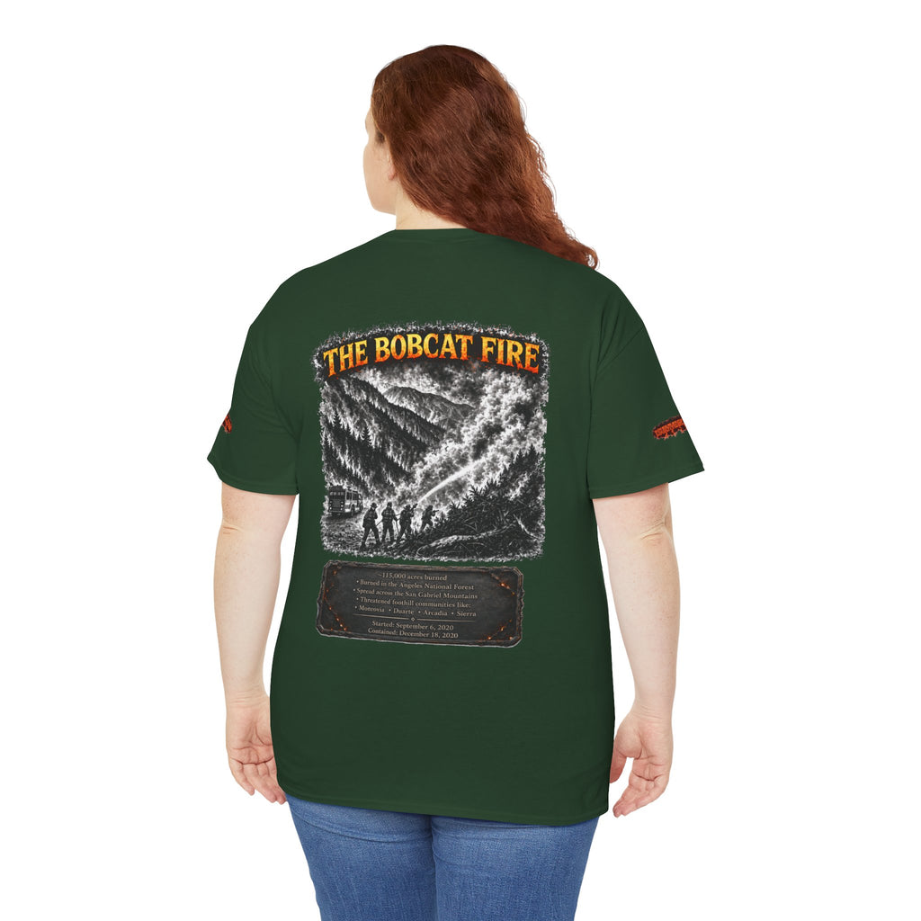 I Survived 2020 — Director's Cut S2:E2 "The Bobcat Fire" | Wildfire Edition Memorial Unisex Heavy Cotton Tee (SPECIAL EDITION)
