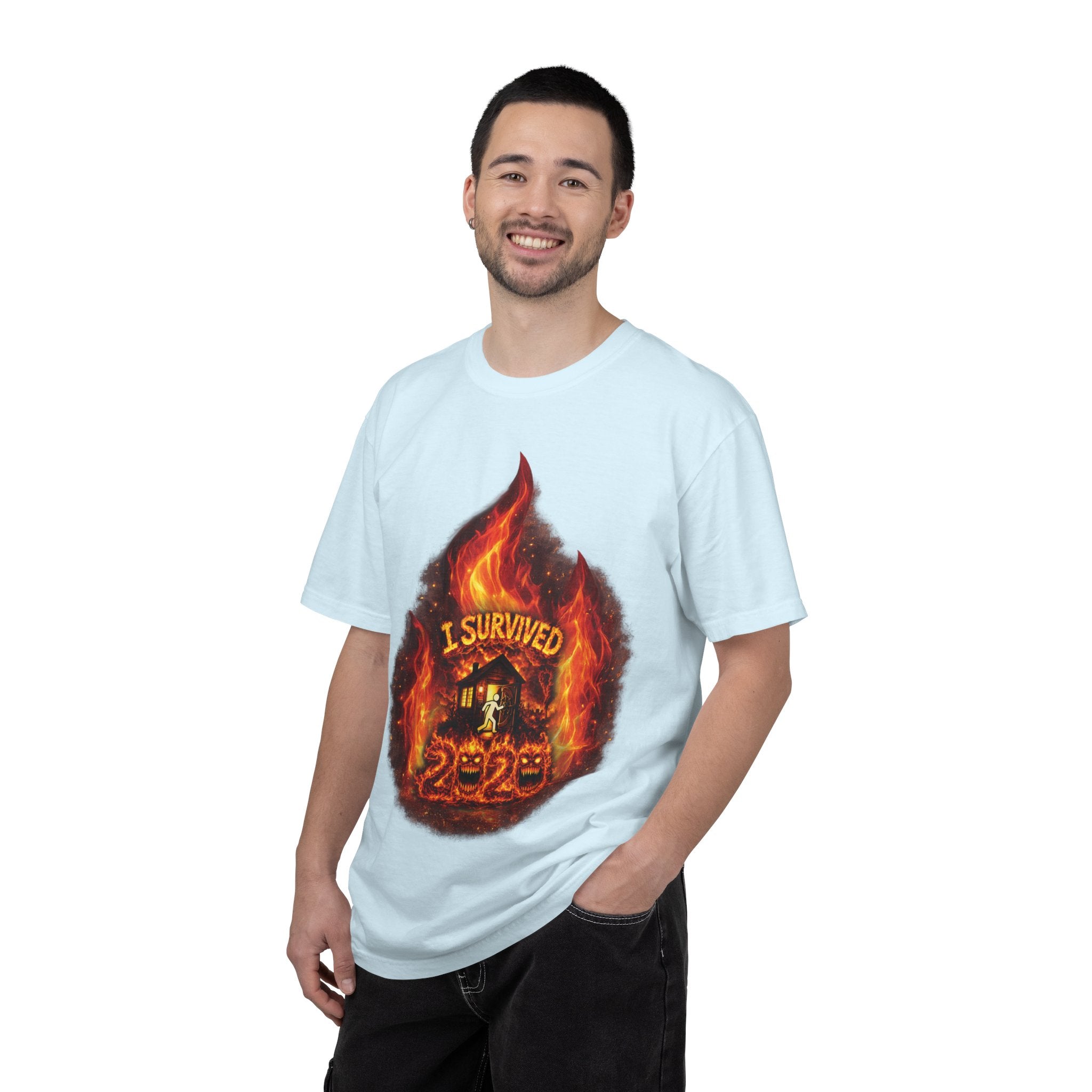 I Survived 2020 — Director's Cut S2:E4 "Western U.S. Wildfire Season" | Mid-Season Finale Pt. 1 | Wildfire Edition Memorial Unisex Garment-Dyed T-shirt