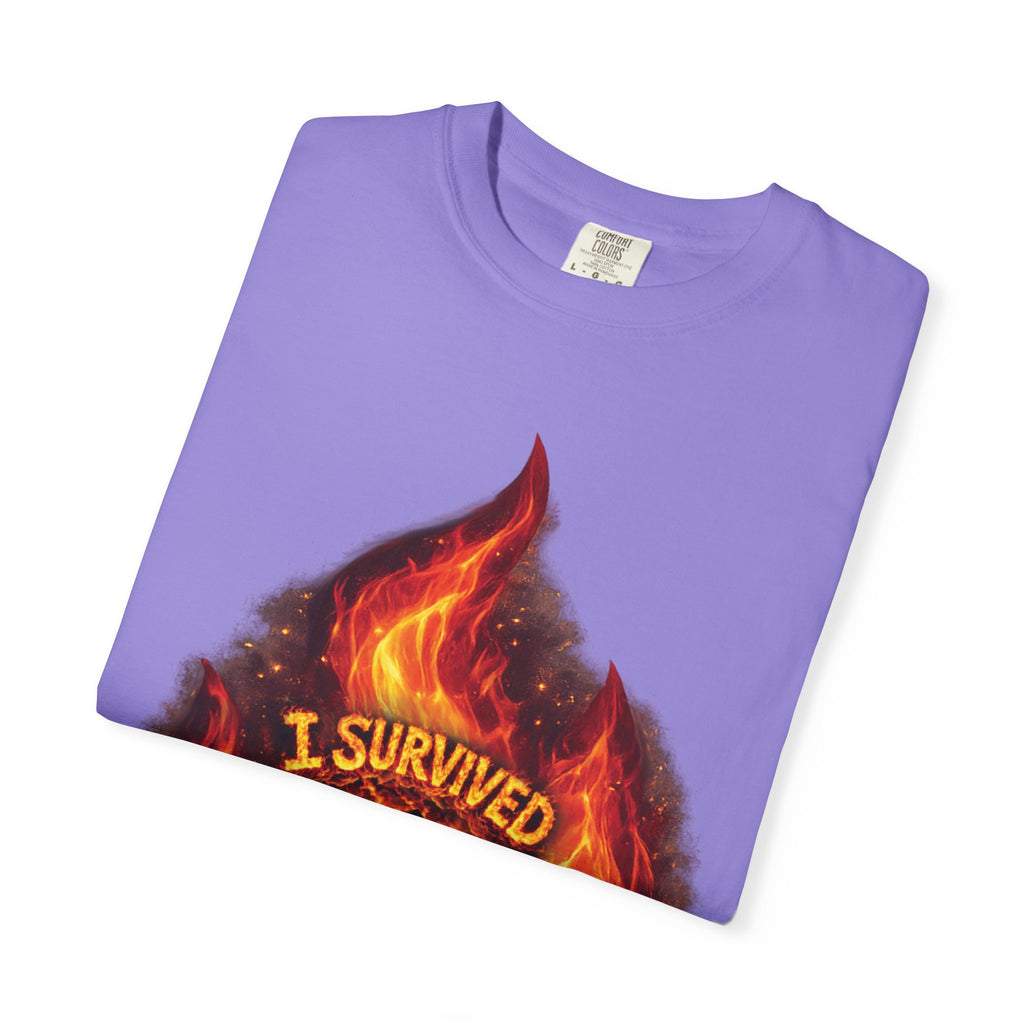 I Survived 2020 — Director's Cut S2:E3 "The California Wildfires" | Wildfire Edition Memorial Unisex Garment-Dyed T-shirt