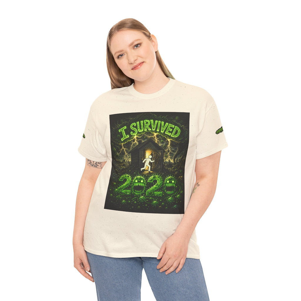 I Survived 2020 — S1:E2 "The Coming of COVID" | Pandemic Edition Unisex Heavy Cotton Tee (SPECIAL EDITION)