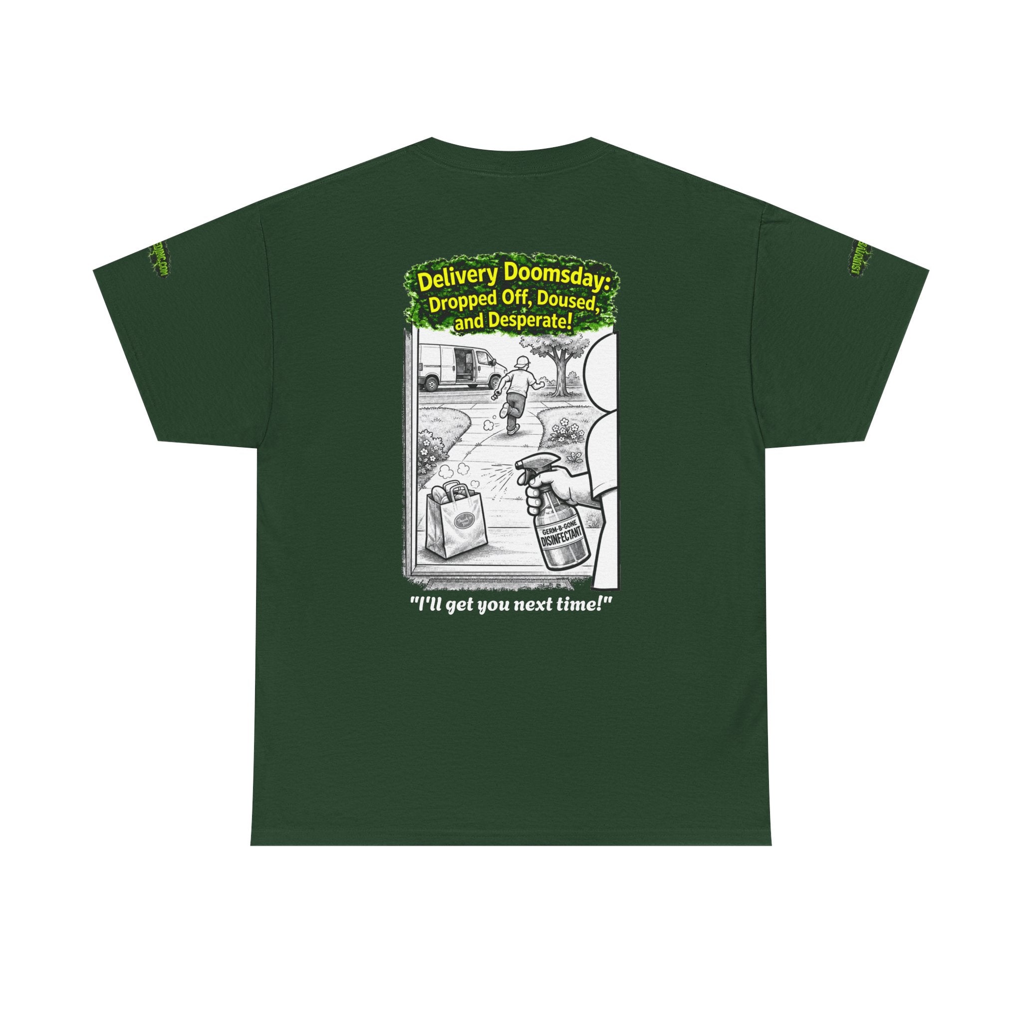 I Survived 2020 — PANDEMIC S1:E5: Director's Cut Special Edition "Delivery Doomsday" Unisex Heavy Cotton Tee