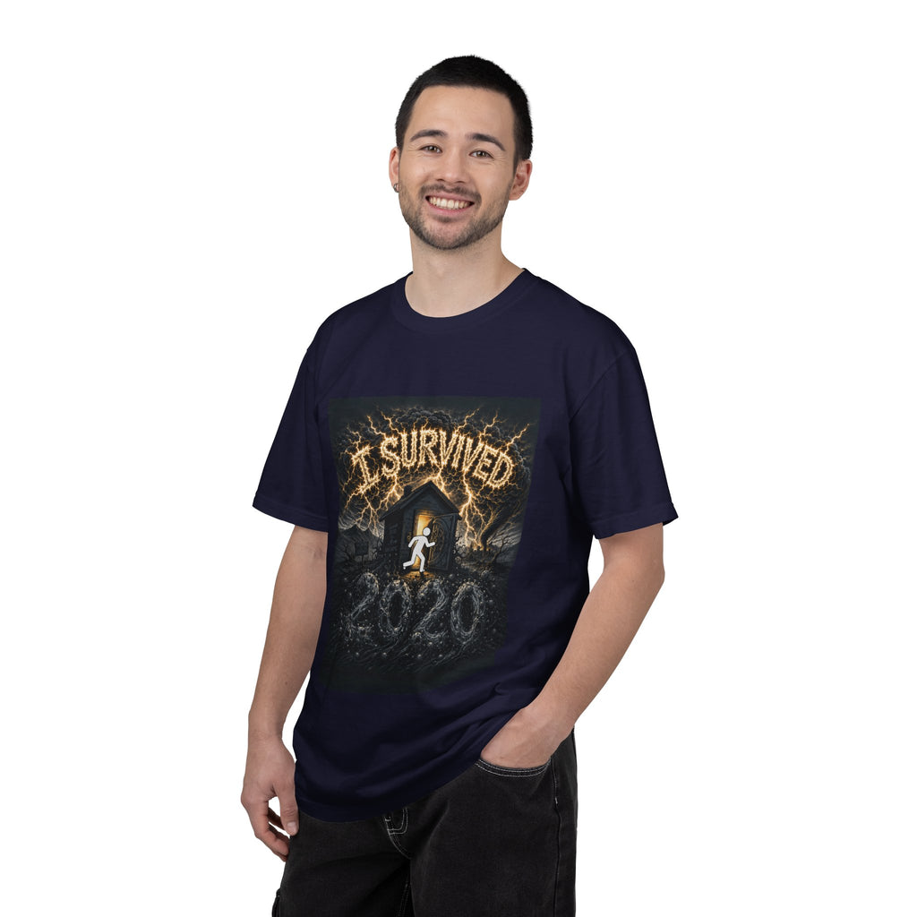 I Survived 2020 — Original Design Teaser Tee | Season 1 Premiere Drop Unisex Garment-Dyed T-shirt
