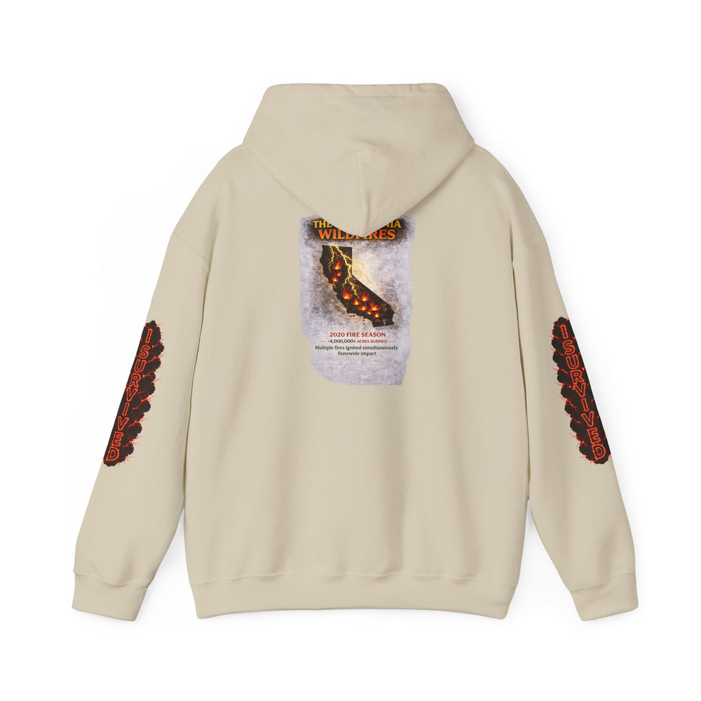 I Survived 2020 — Director's Cut S2:E3 "The California Wildfires" | Wildfire Edition Memorial Hoodie Sweatshirt