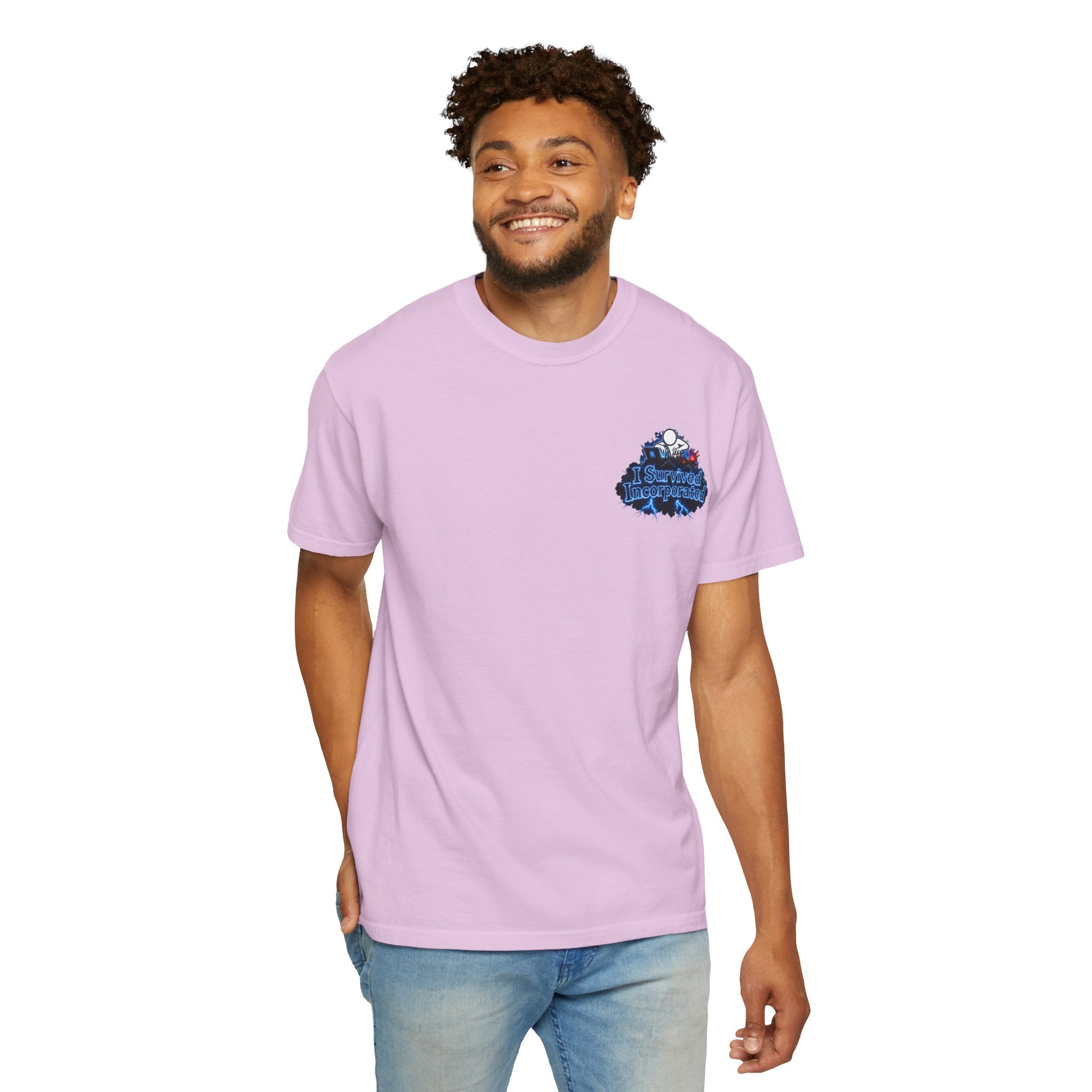 I Survived 2020 — "Please Stand By" Test Pattern Tee Lockdown Special Edition Summer Exclusive Unisex Garment-Dyed T-shirt