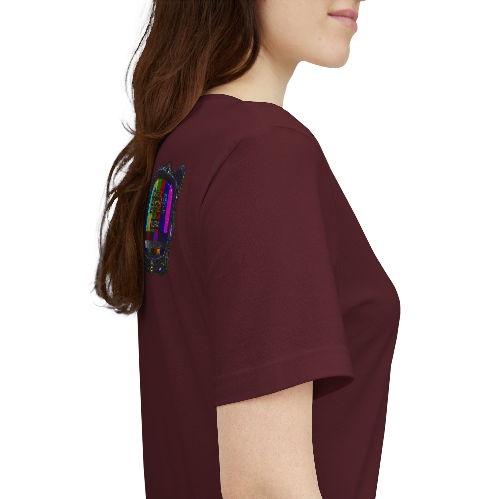 I Survived 2020 — "No Signal" Test Pattern Tee Alien Broadcast Finale Summer Premiere Unisex Jersey Short Sleeve Tee