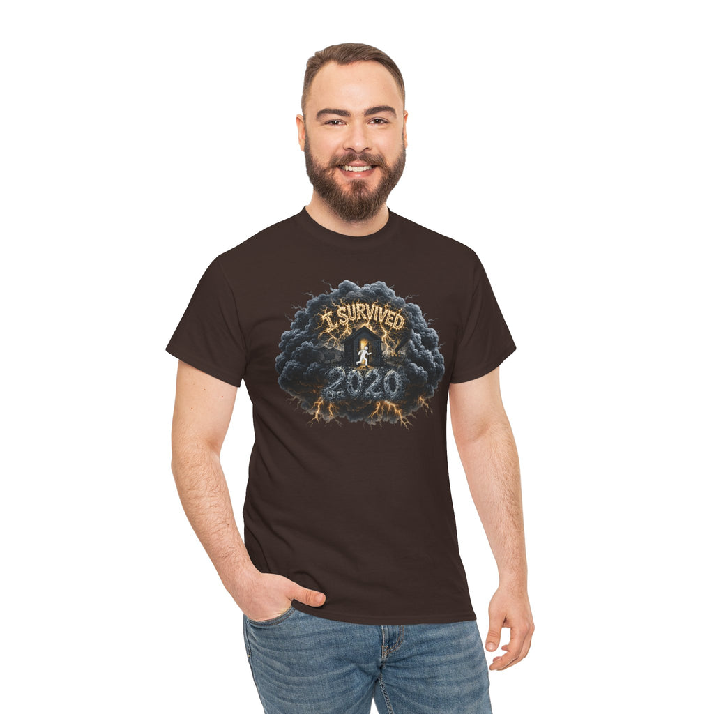 I Survived 2020 — Director's Cut Original Design Teaser Tee | Season 1 Premiere Drop Unisex Heavy Cotton Tee