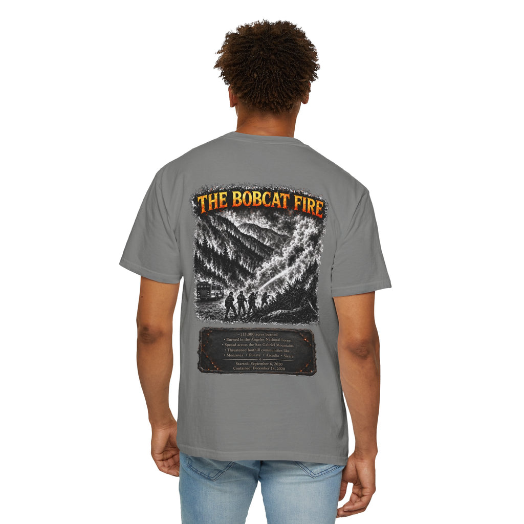 I Survived 2020 — WILDFIRES S2:E2: "The Bobcat Fire" Memorial Unisex Garment-Dyed T-shirt