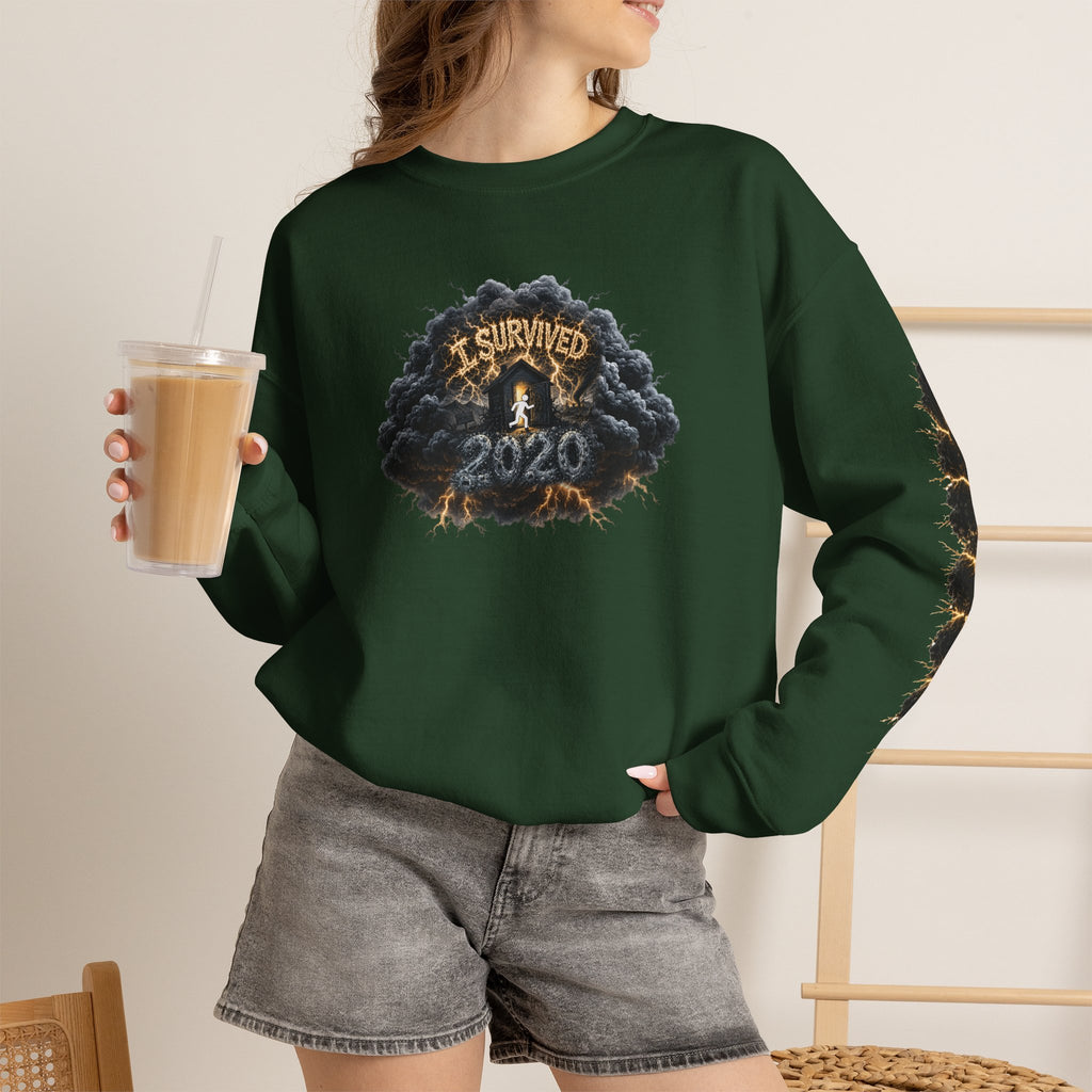 I Survived 2020 — Original PILOT Design: Director's Cut Special Edition Unisex Heavy Blend™ Crewneck Sweatshirt