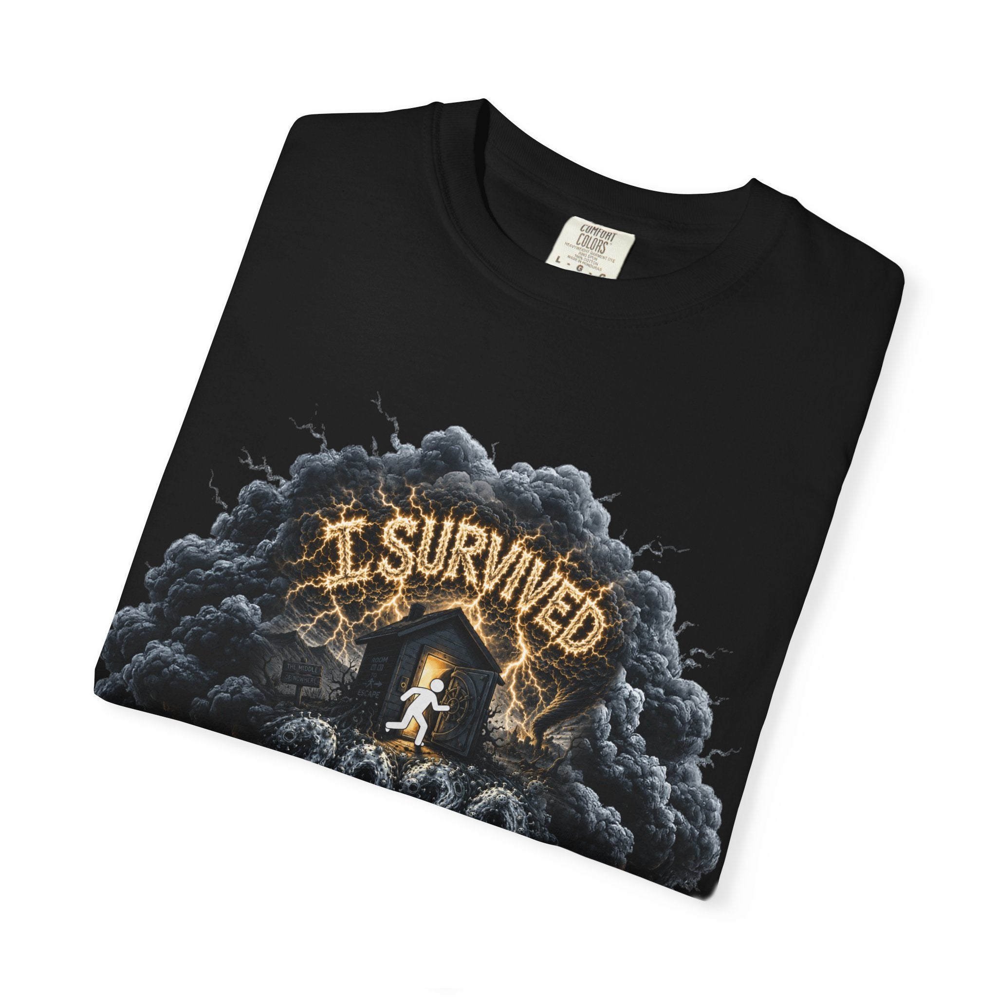 I Survived 2020 — Director's Cut Original Design Teaser Tee | Season 1 Premiere Drop Unisex Garment-Dyed T-shirt