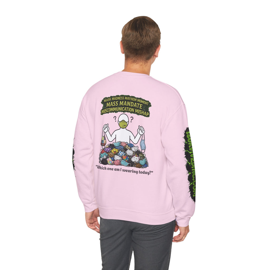 I Survived 2020 — S1:E4 "Mask Madness Mayhem Moment" | Pandemic Edition Unisex Heavy Blend™ Crewneck Sweatshirt