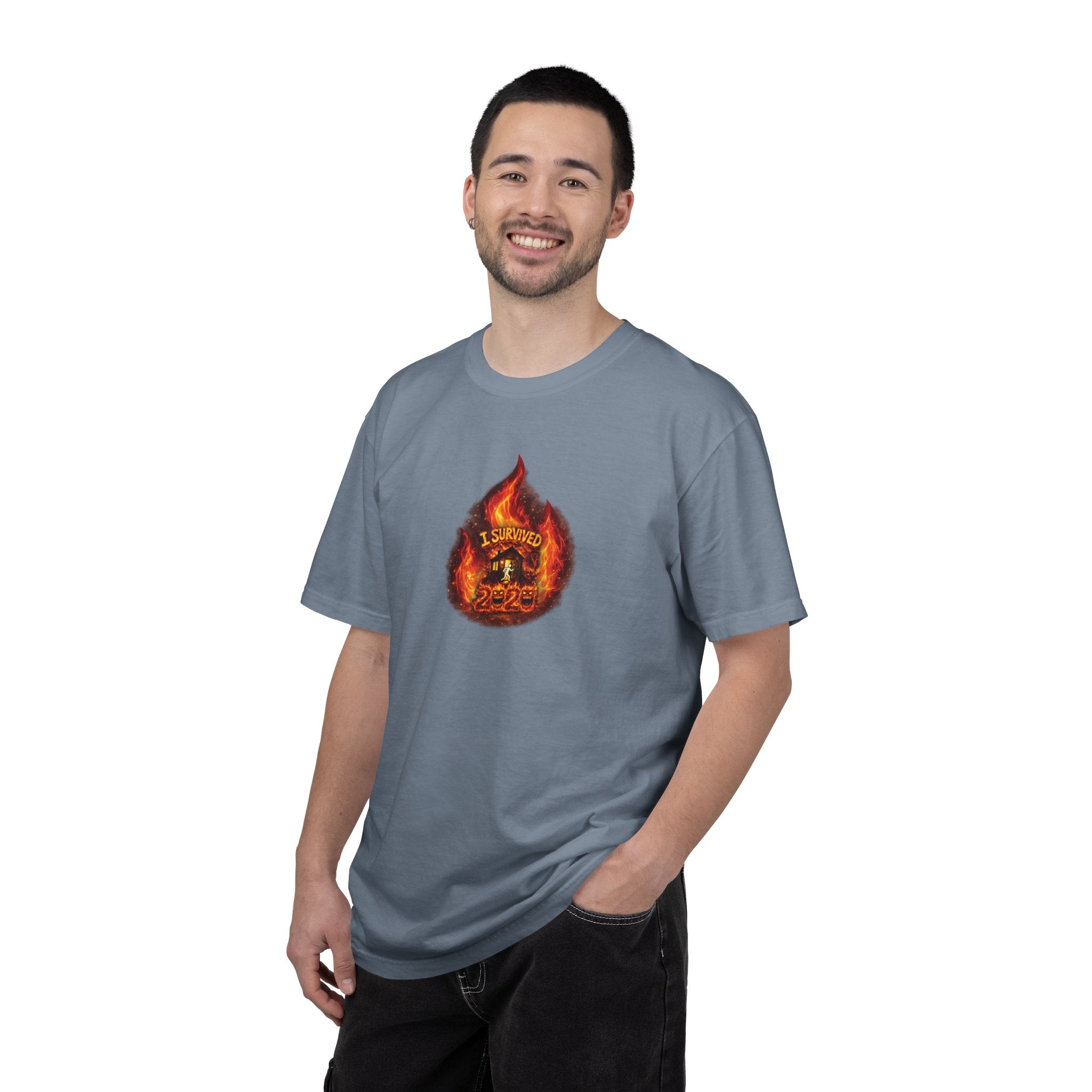 I Survived 2020 — WILDFIRES S2:E1: Director's Cut "Berry Creek" Memorial Unisex Garment-Dyed T-shirt