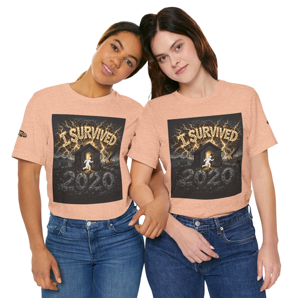 I Survived 2020 — Original Design Teaser Tee | Season 1 Premiere Drop Unisex Jersey Short Sleeve Tee