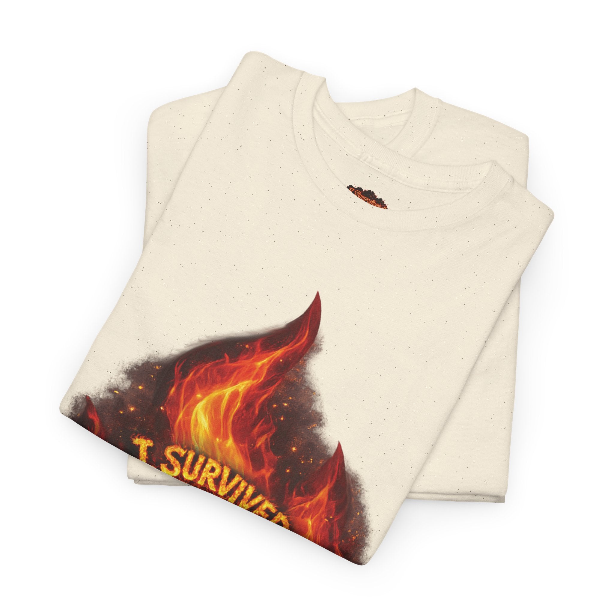 I Survived 2020 — Director's Cut S2:E3 "The California Wildfires" | Wildfire Edition Memorial Unisex Heavy Cotton Tee (SPECIAL EDITION)