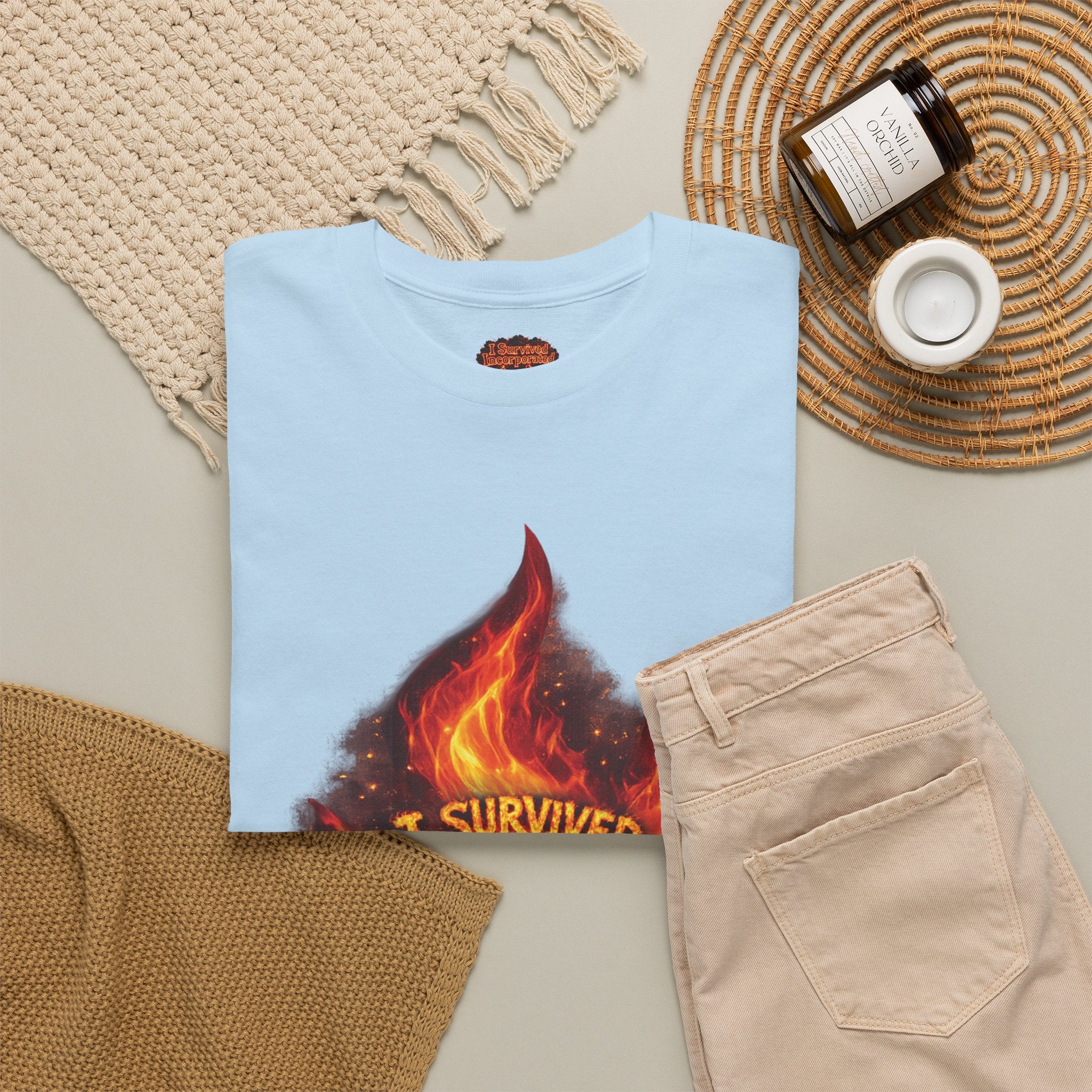 I Survived 2020 — Director's Cut S2:E1 "Berry Creek" | Wildfire Edition Memorial Unisex Heavy Cotton Tee