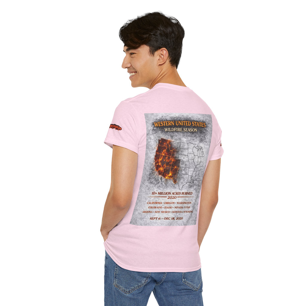 I Survived 2020 — S2:E4 "Western U.S. Wildfire Season" | Mid-Season Finale Pt. 1 | Wildfire Edition Memorial Unisex Heavy Cotton Tee (SPECIAL EDITION)