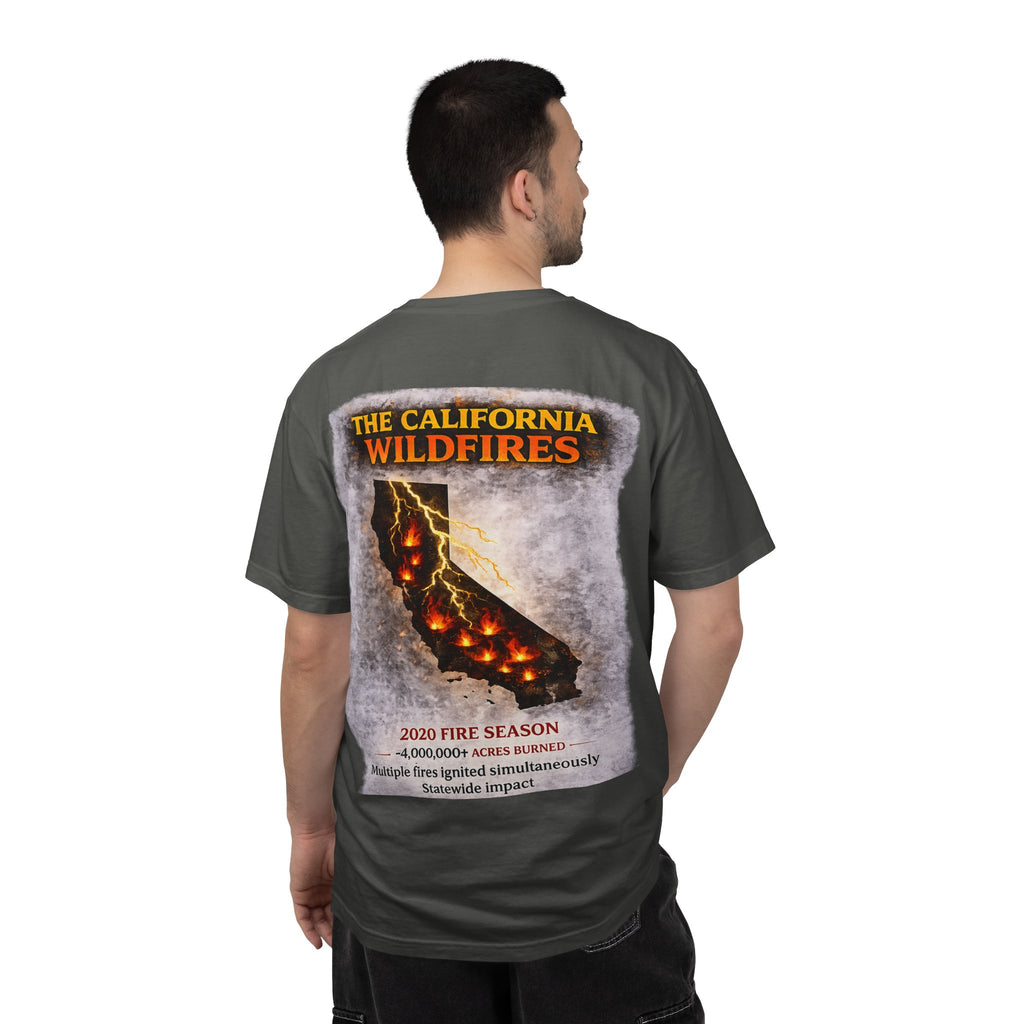I Survived 2020 — S2:E3 "The California Wildfires" | Wildfire Edition Memorial Unisex Garment-Dyed T-shirt