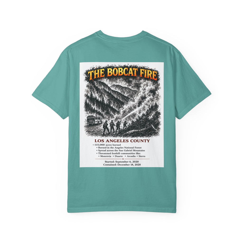 I Survived 2020 — S2:E2 "The Bobcat Fire" | Wildfire Edition Memorial Unisex Garment-Dyed T-shirt