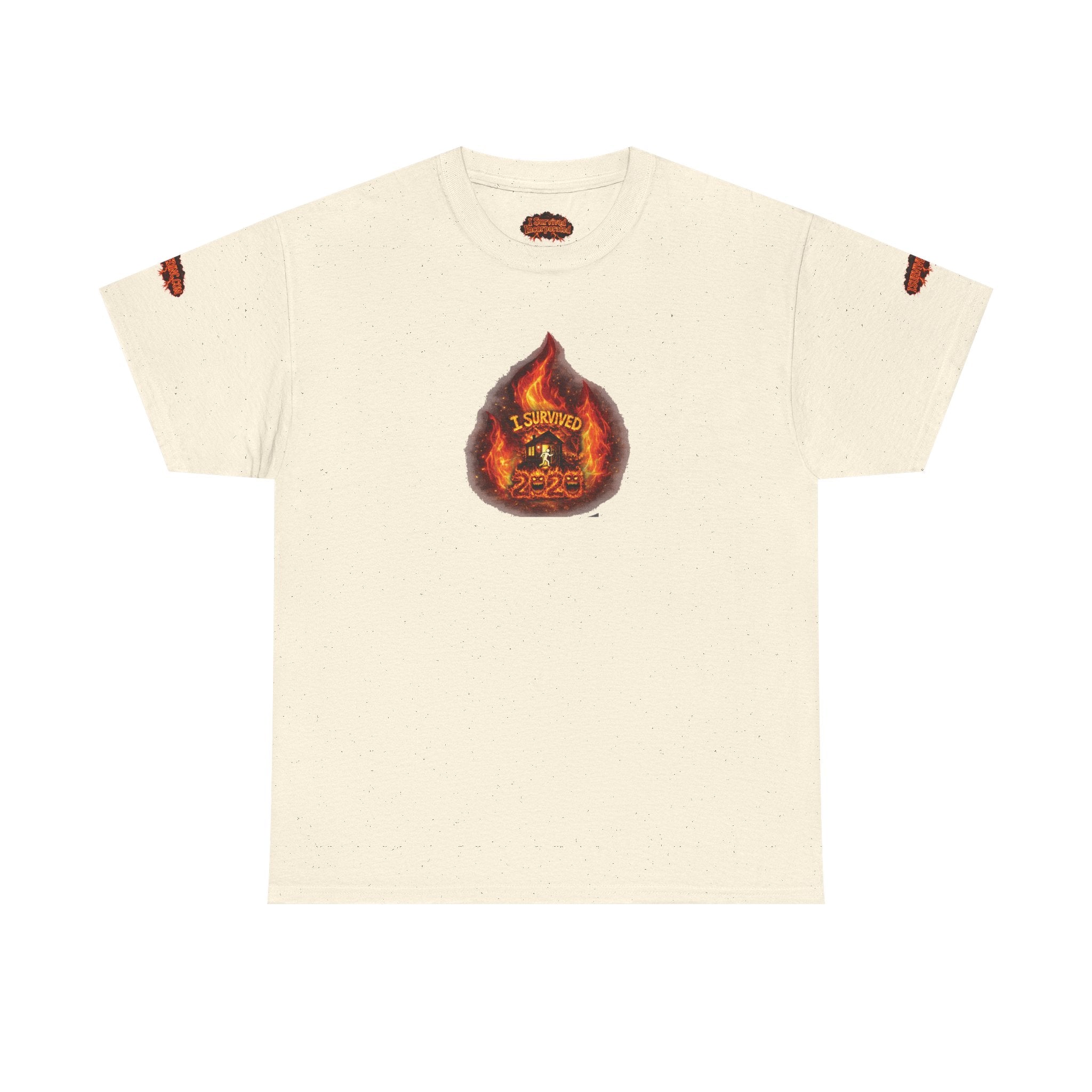 I Survived 2020 —  WILDFIRES S2:E4: Director's Cut Special Edition "Western U.S. Wildfire Season" Memorial Unisex Heavy Cotton Tee