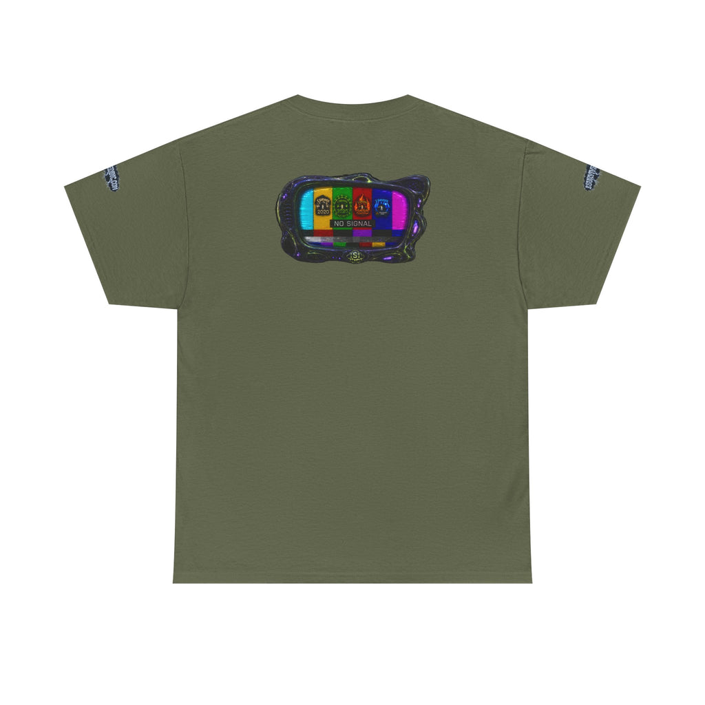 I Survived 2020 — "No Signal" Test Pattern Tee Alien Broadcast Finale Special Edition Summer Premiere Unisex Heavy Cotton Tee