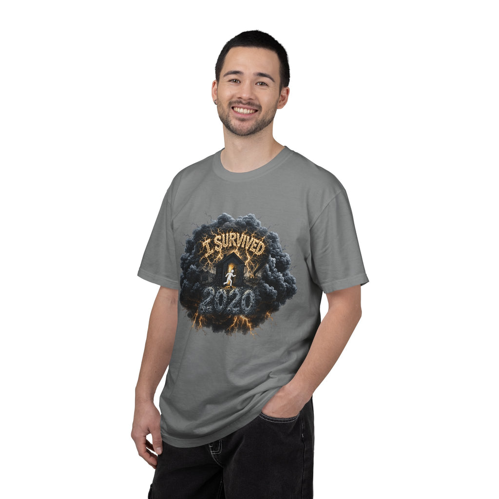 I Survived 2020 — Director's Cut Original Design Teaser Tee | Season 1 Premiere Drop Unisex Garment-Dyed T-shirt