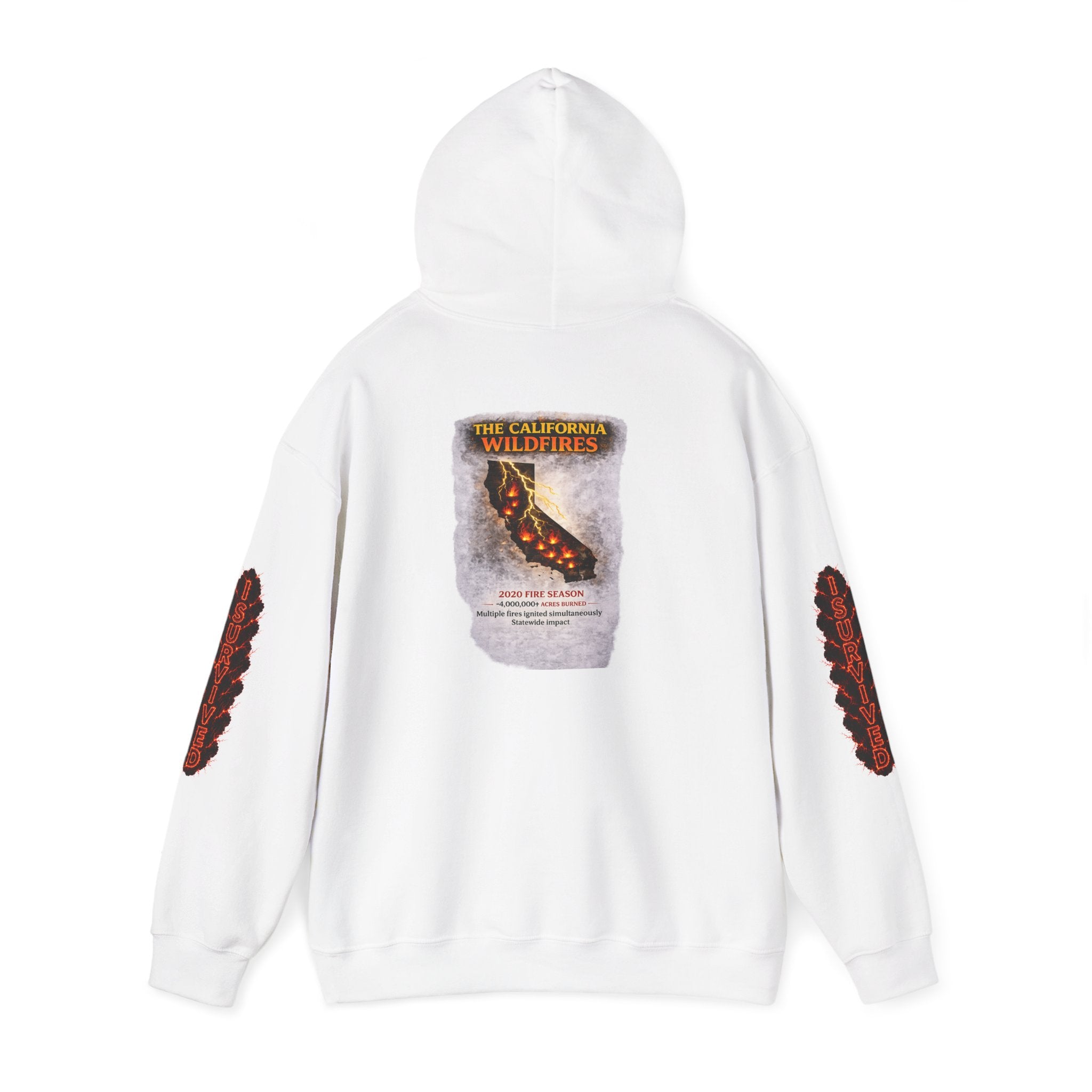 I Survived 2020 — Director's Cut S2:E3 "The California Wildfires" | Wildfire Edition Memorial Hoodie Sweatshirt