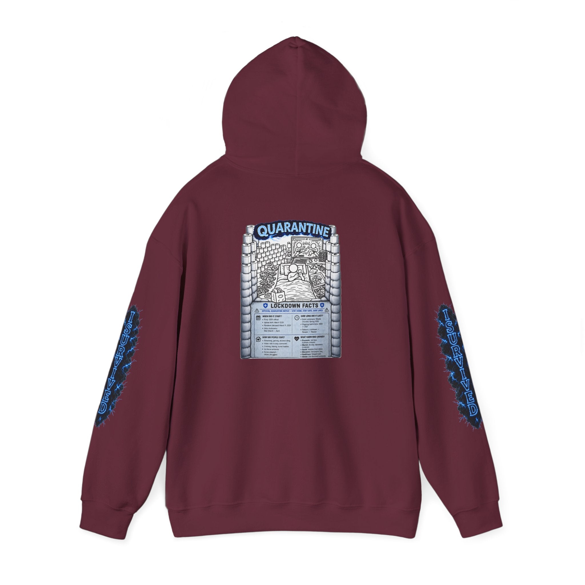 I Survived 2020 — LOCKDOWN S3:E1: Director's Cut "Quarantine" Hoodie