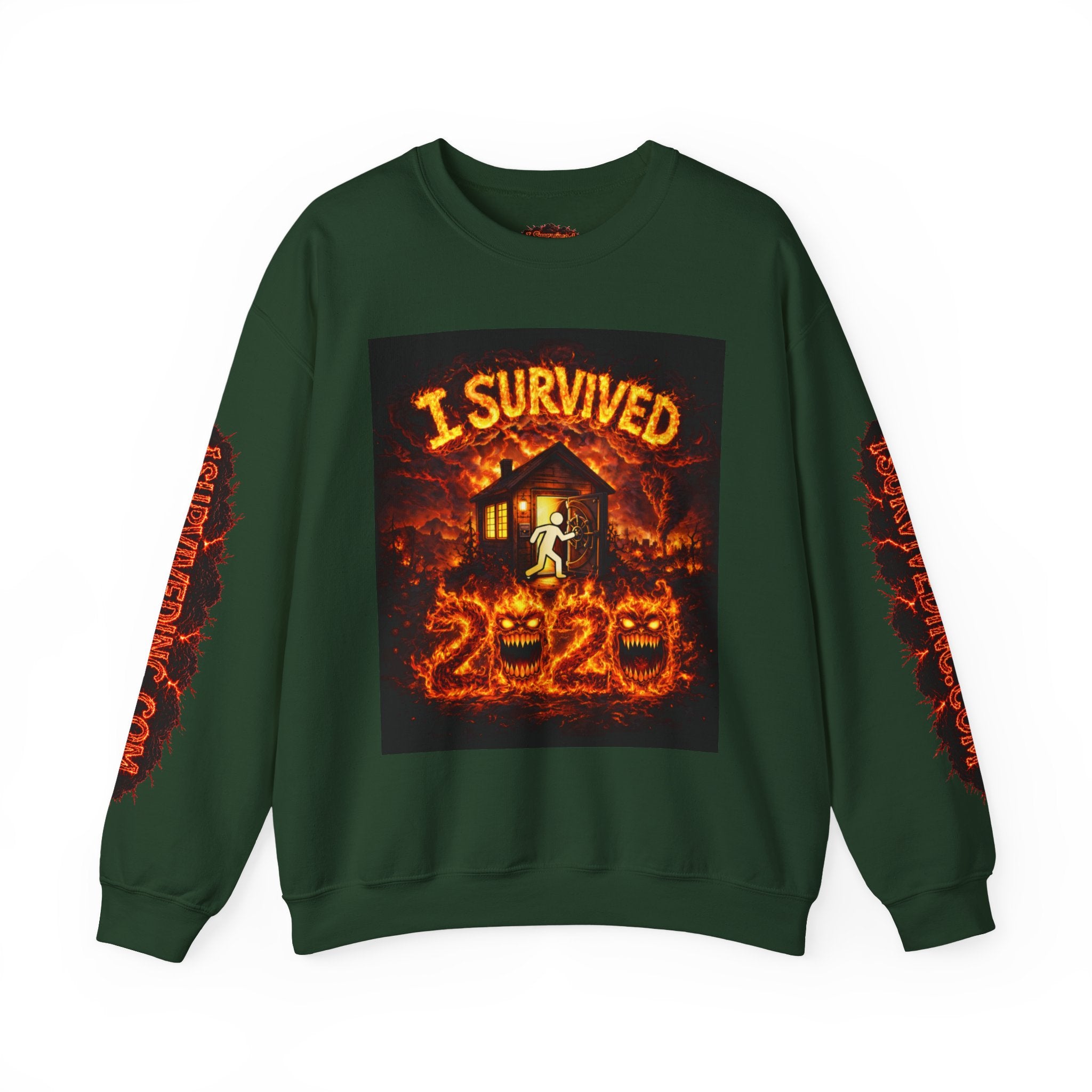 I Survived 2020 — S2:E4 "Western U.S. Wildfire Season" | Mid-Season Finale Pt. 1 | Wildfire Edition Memorial Unisex Heavy Blend™ Crewneck Sweatshirt