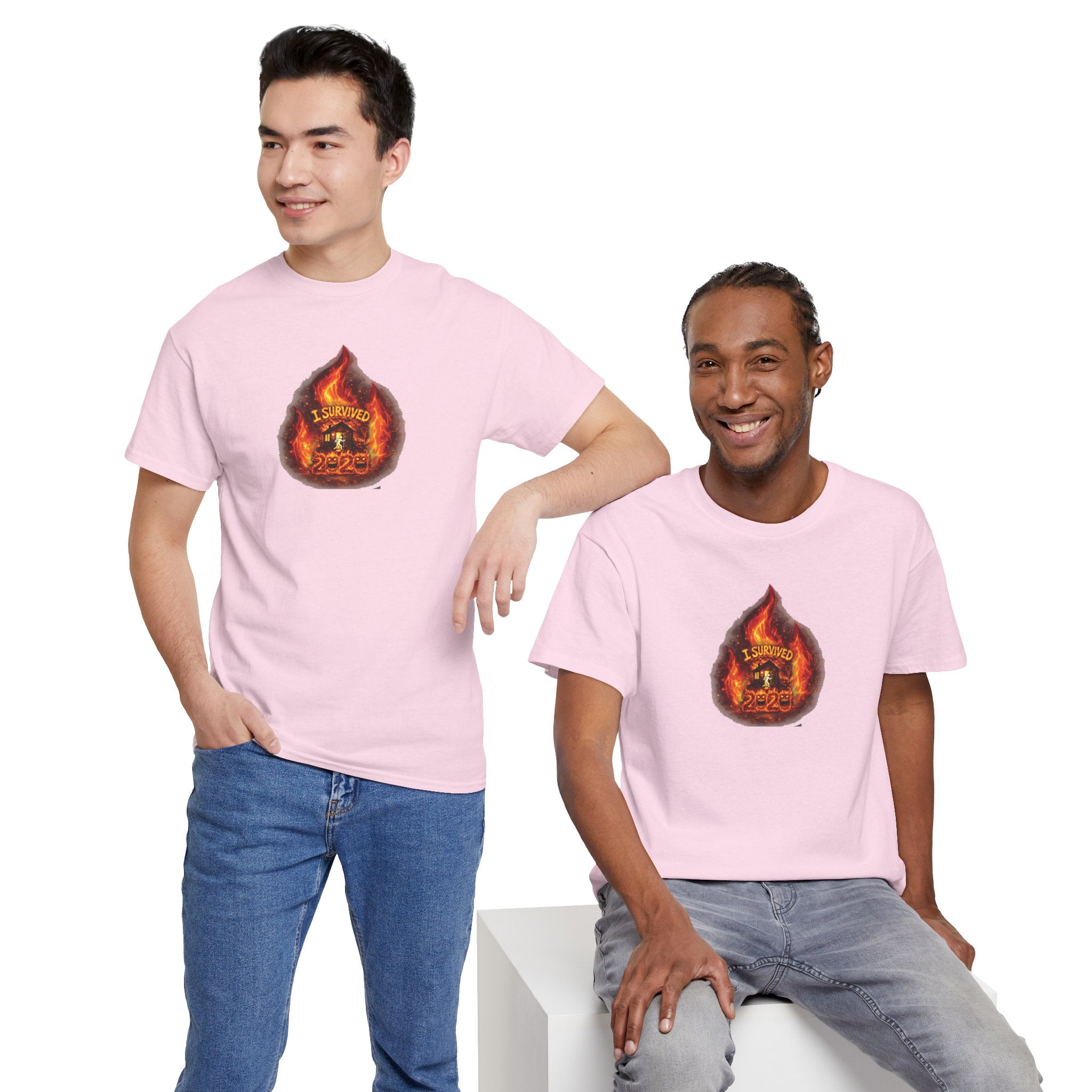 I Survived 2020 — WILDFIRES S2:E1: Director's Cut "Berry Creek" Memorial Unisex Heavy Cotton Tee