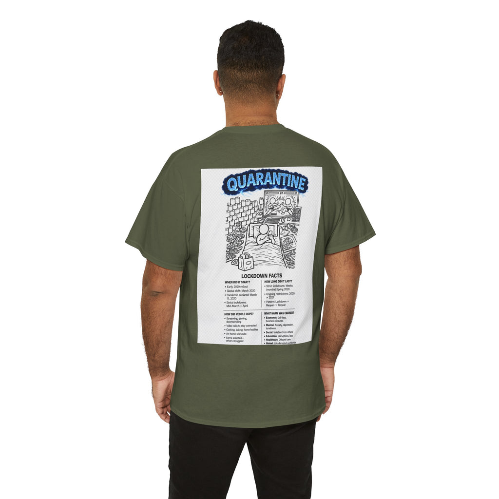 Copy of  I Survived 2020 — S3:E1 "Quarantine" | Lockdown Edition Documentary Unisex Heavy Cotton Tee