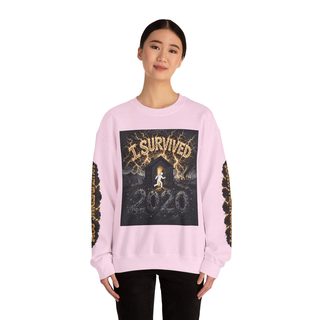I Survived 2020 — Original Design Teaser Tee | Season 1 Premiere Drop Unisex Heavy Blend™ Crewneck Sweatshirt (SPECIAL EDITION)
