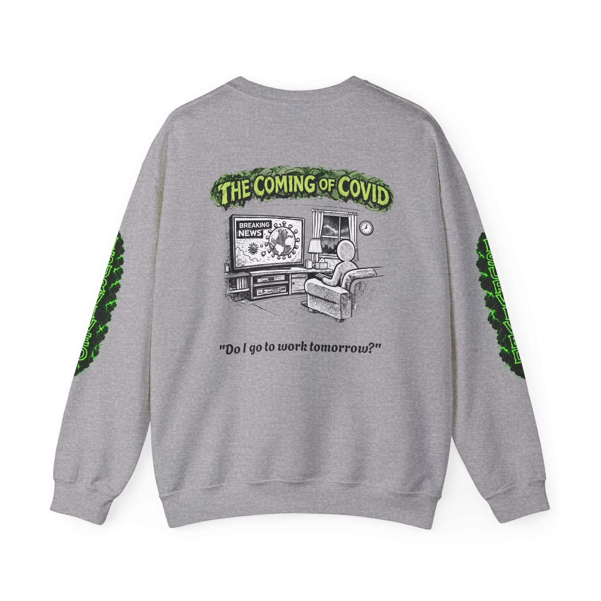 I Survived 2020 — Director's Cut S1:E2 "The Coming of COVID" | Pandemic Edition Unisex Heavy Blend™ Crewneck Sweatshirt