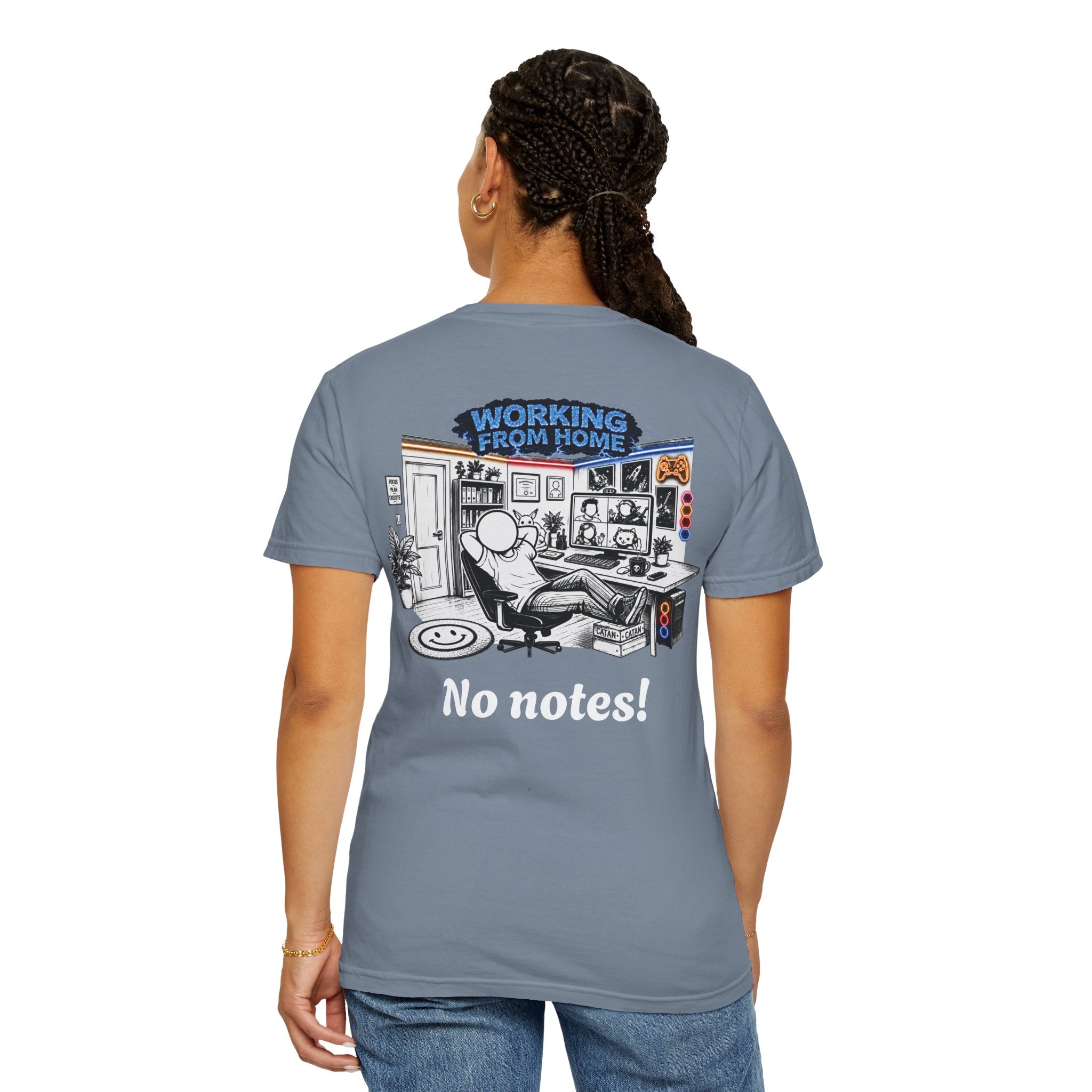 I Survived 2020 — LOCKDOWN S3:E4: "Working From Home" Unisex Garment-Dyed T-shirt
