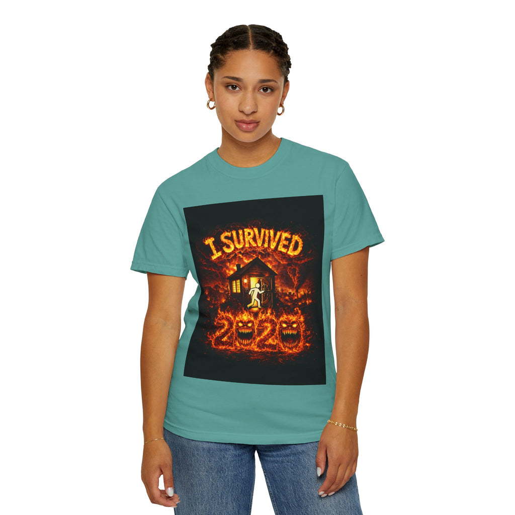 I Survived 2020 — S2:E3 "The California Wildfires" | Wildfire Edition Memorial Unisex Garment-Dyed T-shirt