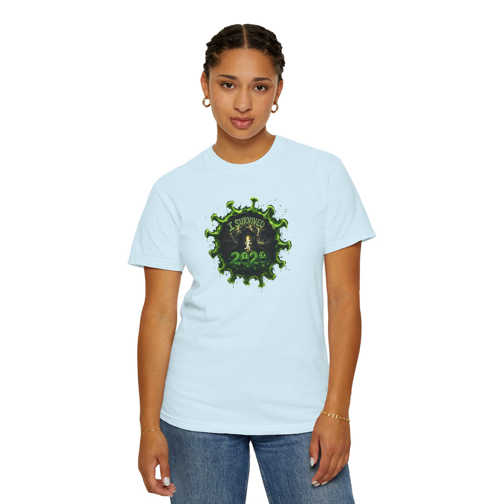I Survived 2020 — PANDEMIC S1:E5: Director's Cut "Delivery Doomsday" Unisex Garment-Dyed T-shirt