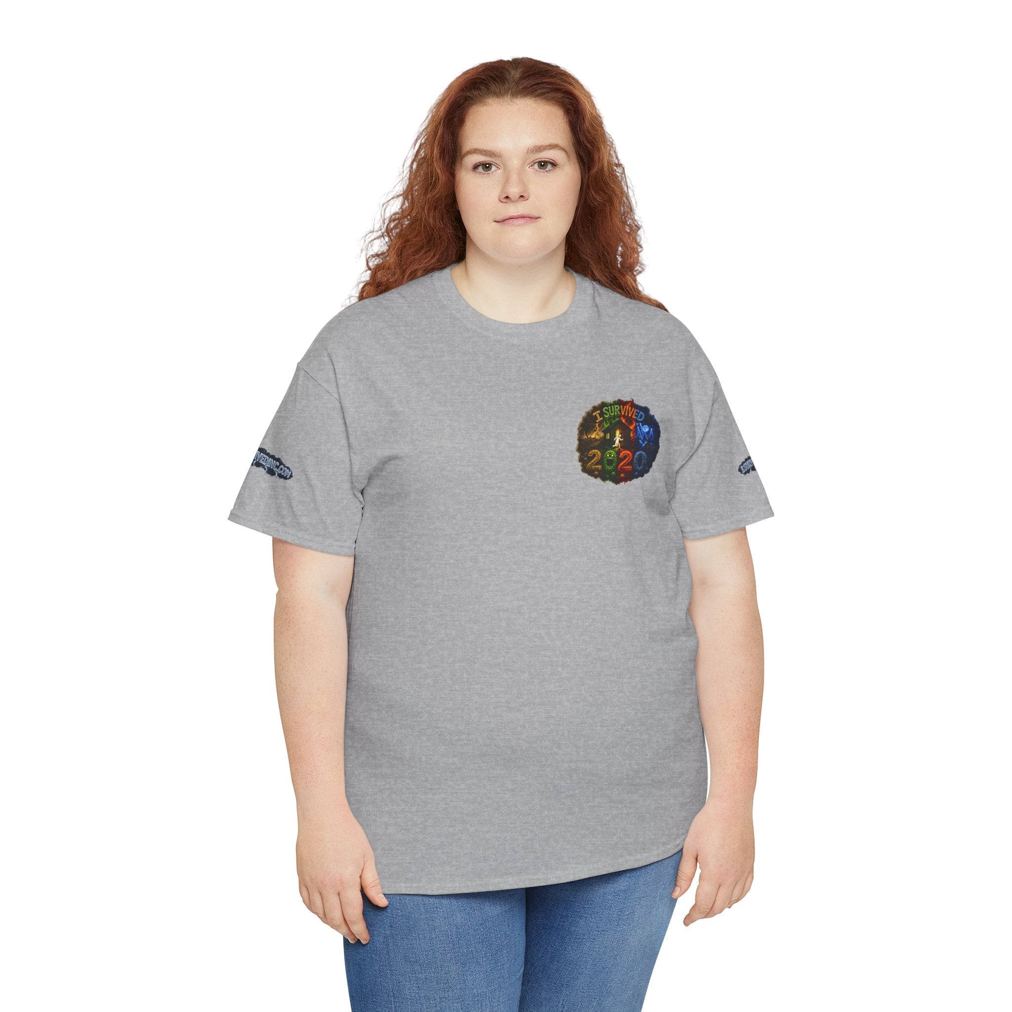 I Survived 2020 — "No Signal" Test Pattern Tee Alien Broadcast Finale Special Edition Summer Premiere Unisex Heavy Cotton Tee