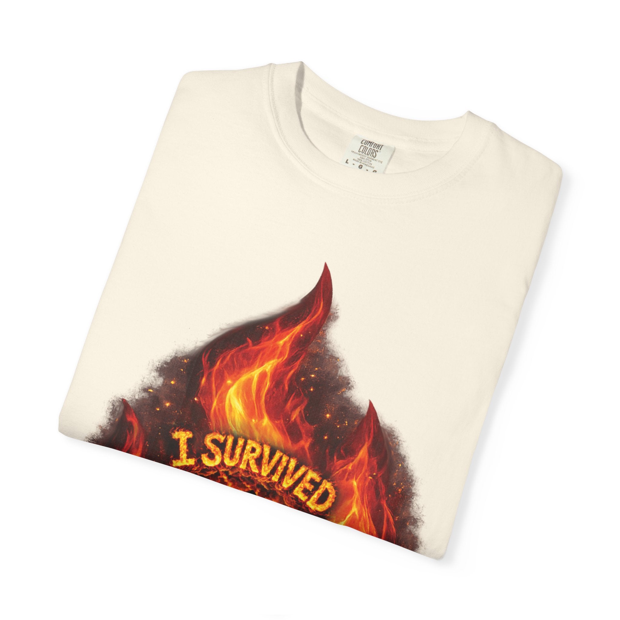 I Survived 2020 — Director's Cut S2:E3 "The California Wildfires" | Wildfire Edition Memorial Unisex Garment-Dyed T-shirt