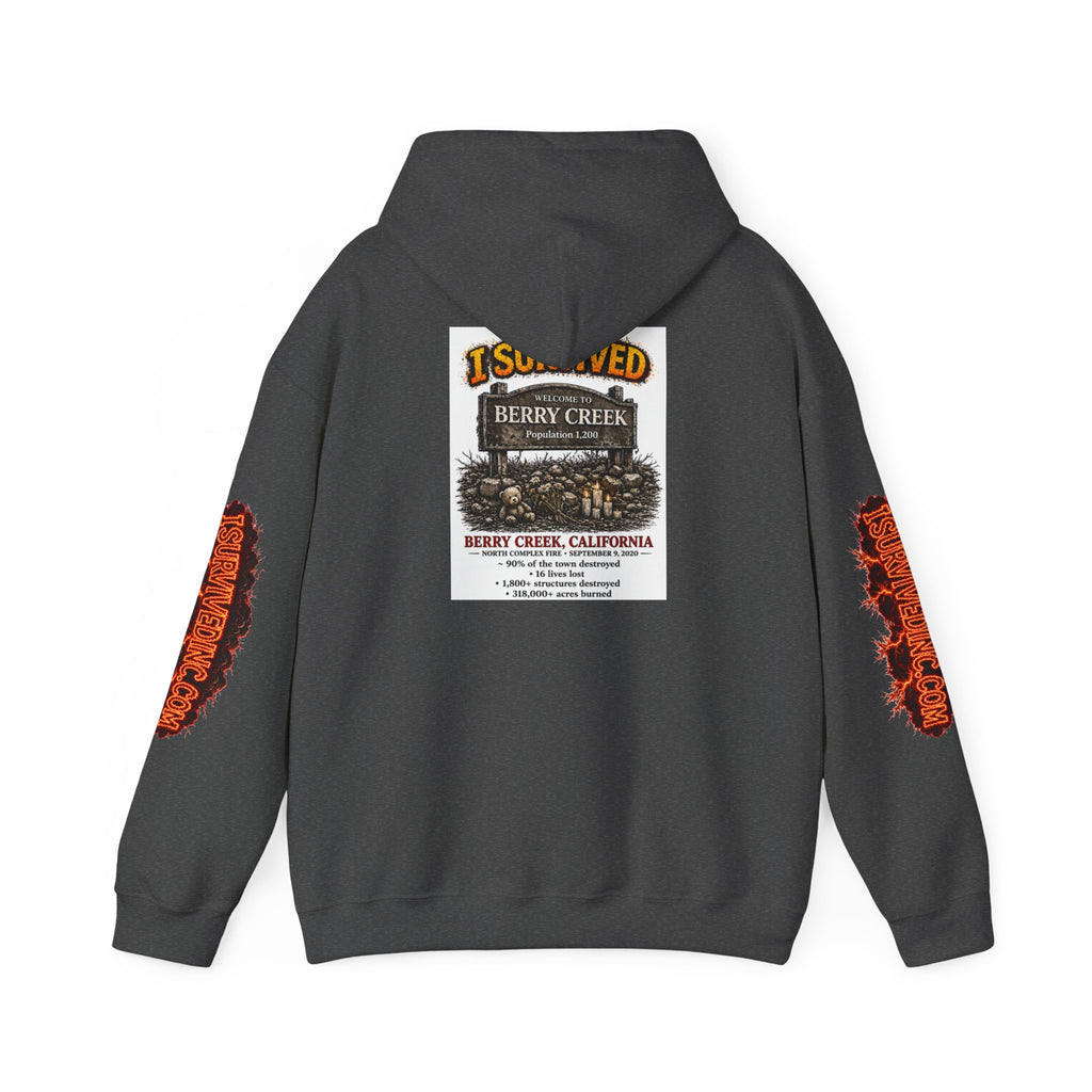 I Survived 2020 — S2:E1 "Berry Creek" | Wildfire Edition Memorial Hoodie Sweatshirt