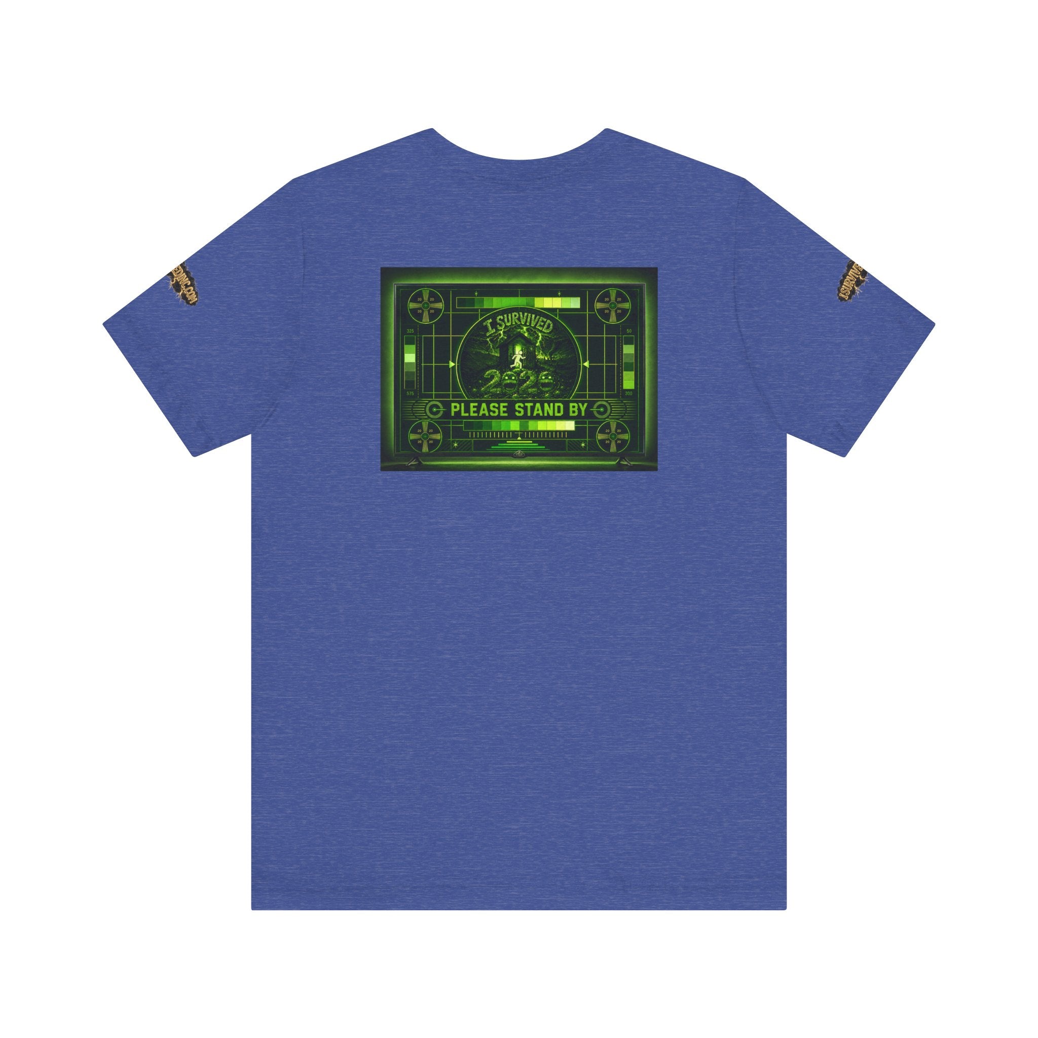 I Survived 2020 — "Please Stand By" Test Pattern Toxic Signal Tee Special Edition Summer Premiere Unisex Jersey Short Sleeve Tee