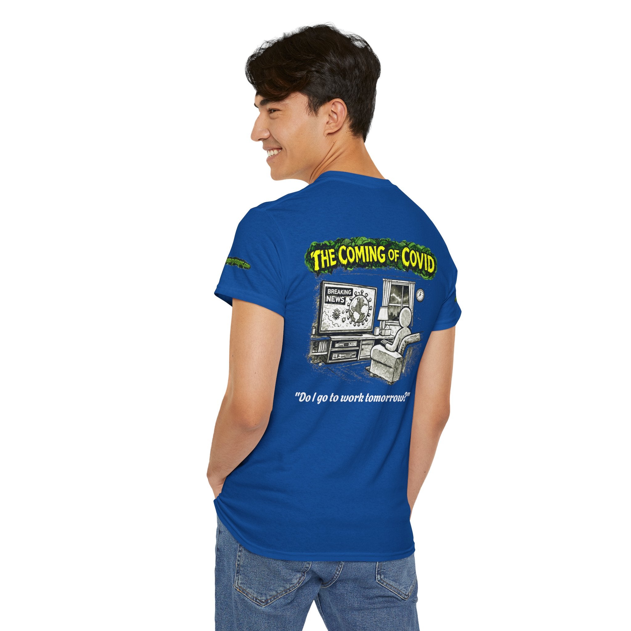 I Survived 2020 — PANDEMIC S1:E2: Special Edition "The Coming of COVID" Unisex Heavy Cotton Tee