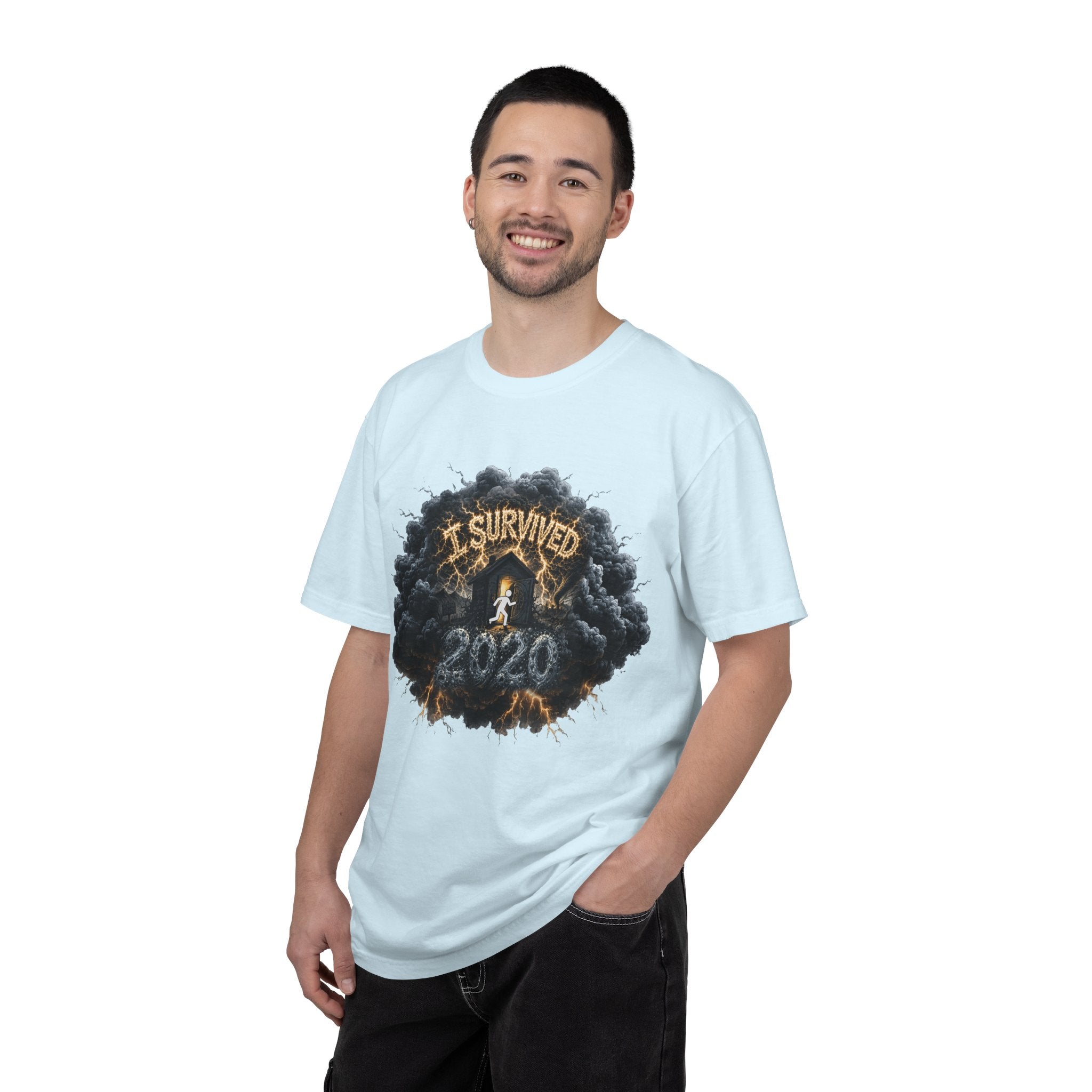 I Survived 2020 — Director's Cut Original Design Teaser Tee | Season 1 Premiere Drop Unisex Garment-Dyed T-shirt