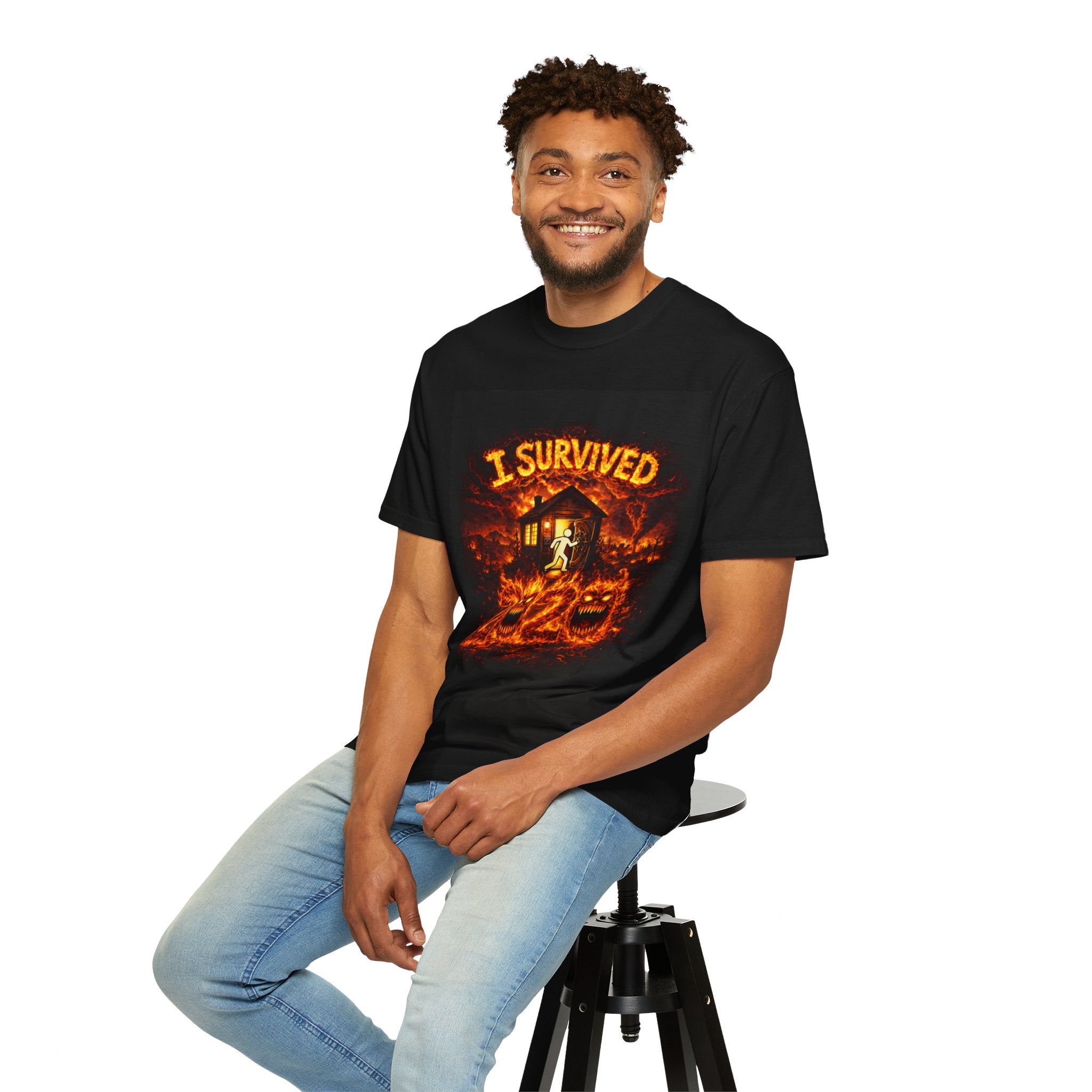I Survived 2020 — S2:E4 "Western U.S. Wildfire Season" | Mid-Season Finale Pt. 1 | Wildfire Edition Memorial Unisex Garment-Dyed T-shirt